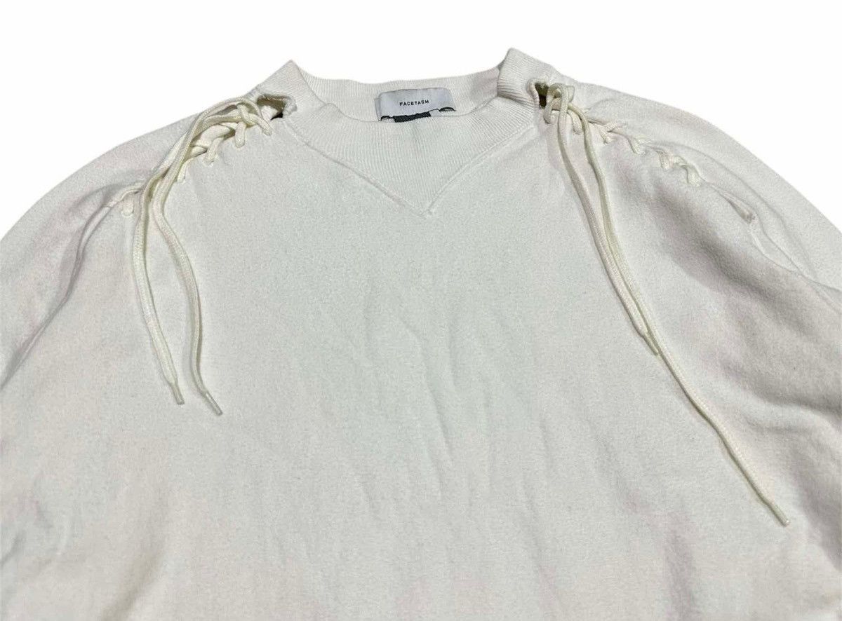 Facetasm 🔥Rare Archived Facetasm Laces Up Sweatshirt Size US M / EU 48-50 / 2 - 4 Thumbnail