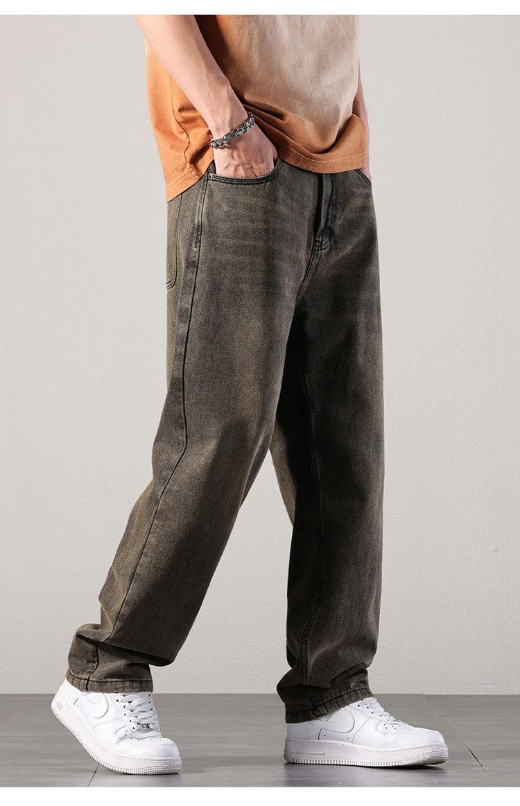 Japanese Brand × Jean Fashion and versatile washed distressed loose straight jeans Size US 32 / EU 48 - 2 Thumbnail