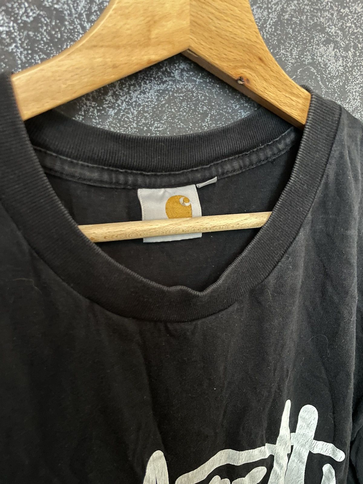 Carhartt × Vintage Vintage Carhartt Out Box Logo T-Shirt Cotton Size US XL / EU 56 / 4 - 2 Thumbnail