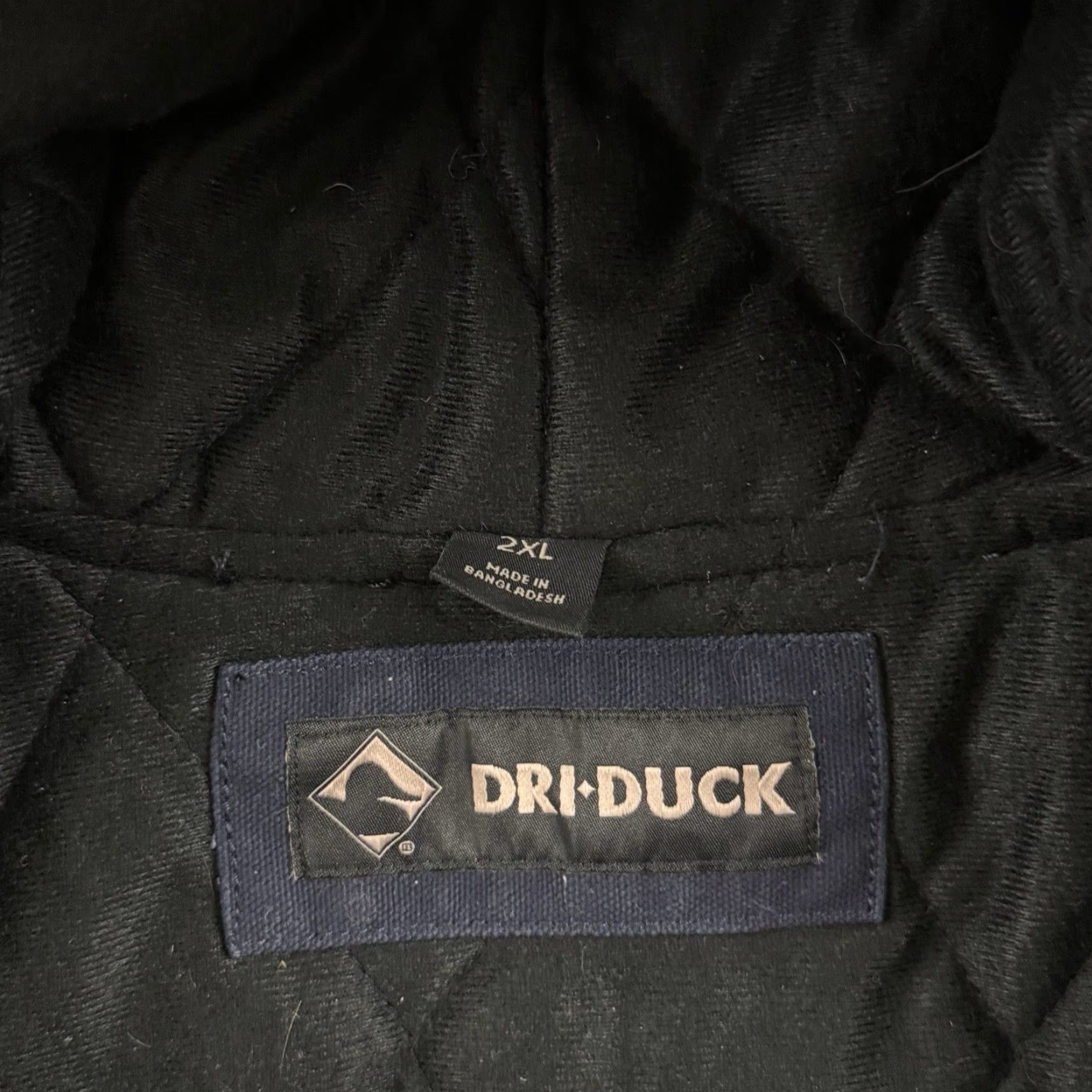 Carhartt VINTAGE Dri-Duck Mens Jacket Coat 2XL Blue Canvas Bomber Lined Zip Winter Casual Workwear 90s Outdoor USA Mens Size US XXL / EU 58 / 5 - 7 Thumbnail
