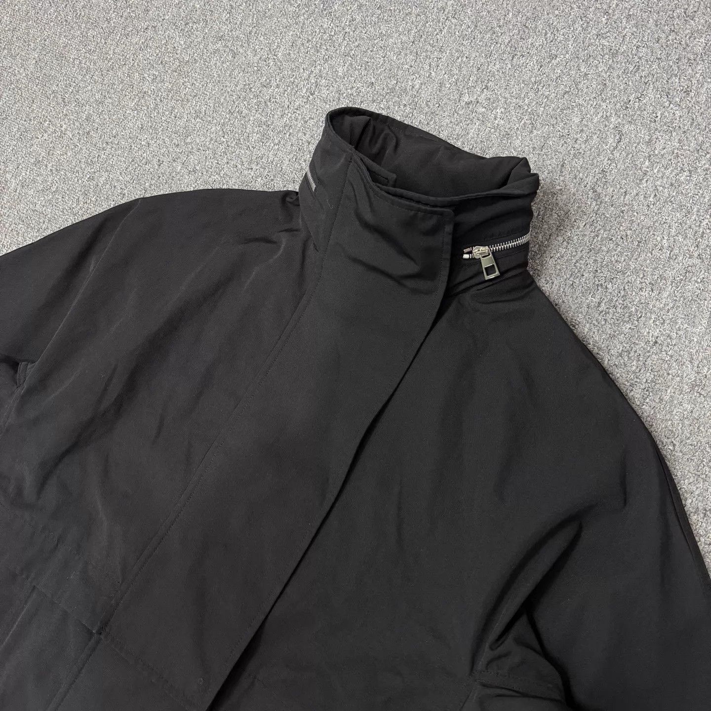 Loewe Loewe Black Button-Front Trench Coat Size 34 99 New Size XXS / US 00 / IT 34 - 3 Thumbnail