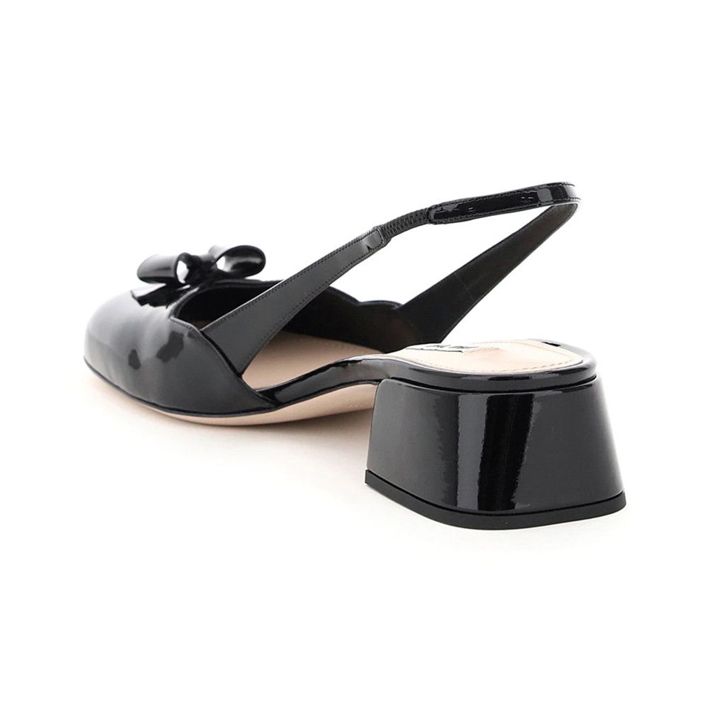 Miu Miu o1B3y1r0526 Sandals in Black Size US 6 / IT 36 - 2 Thumbnail