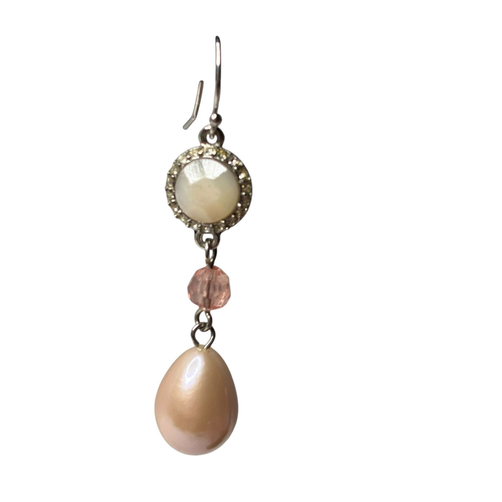 Other Carolee Mother of Pearl Accents Dangle Earrings Silver Tone Size ONE SIZE - 5 Thumbnail