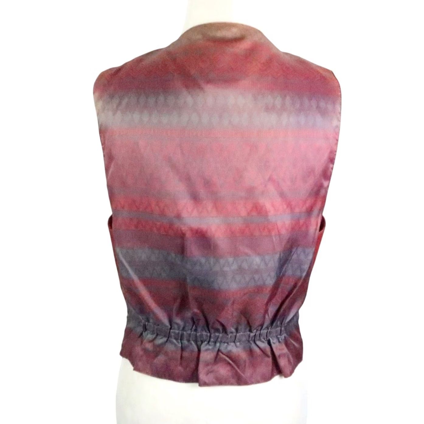 Vintage VINTAGE Arizona Burgundy Red Suede Leather Vest M Women Sleeveless Button Front 90s Bohemian Western Southwestern Casual Solid Short Length Size M / US 6-8 / IT 42-44 - 3 Thumbnail