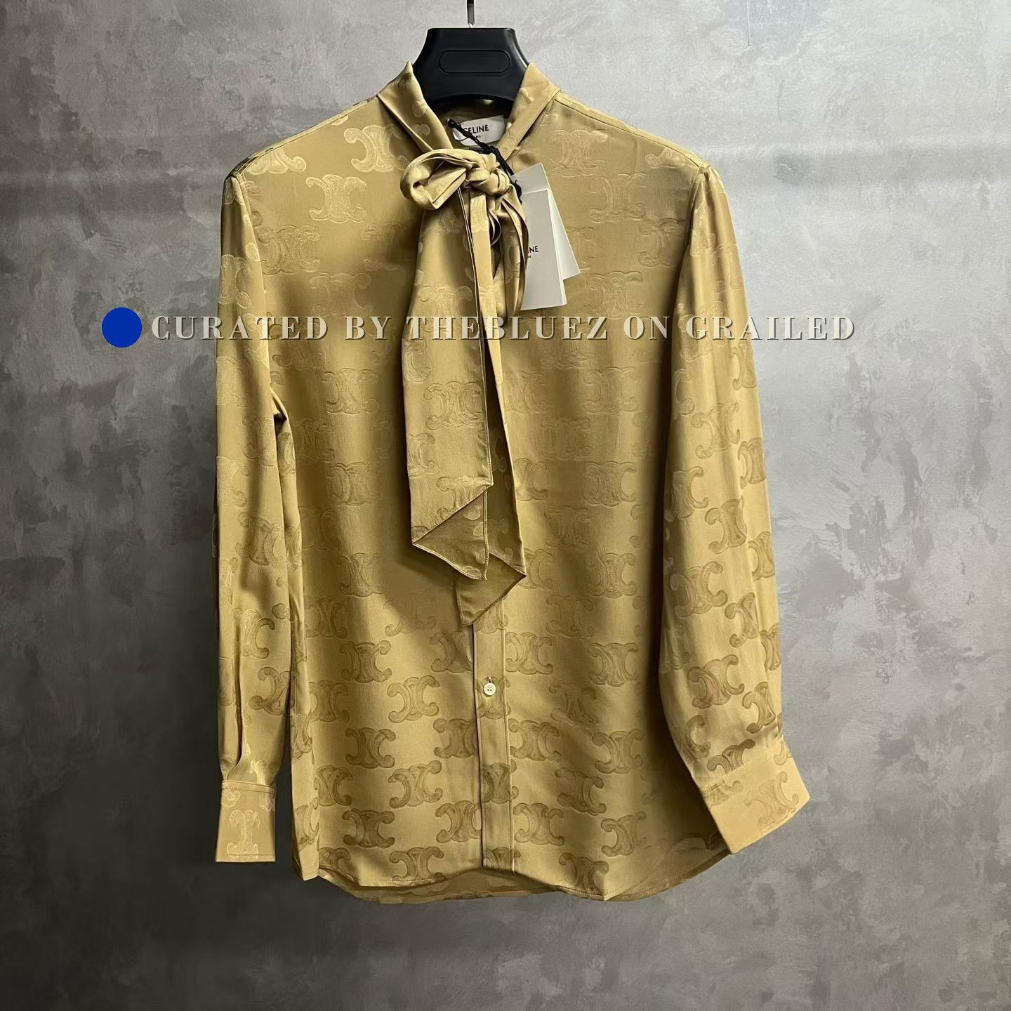 Celine Celine Brown Check Long-Sleeve Shirt Size S / US 4 / IT 40 - 1 Thumbnail