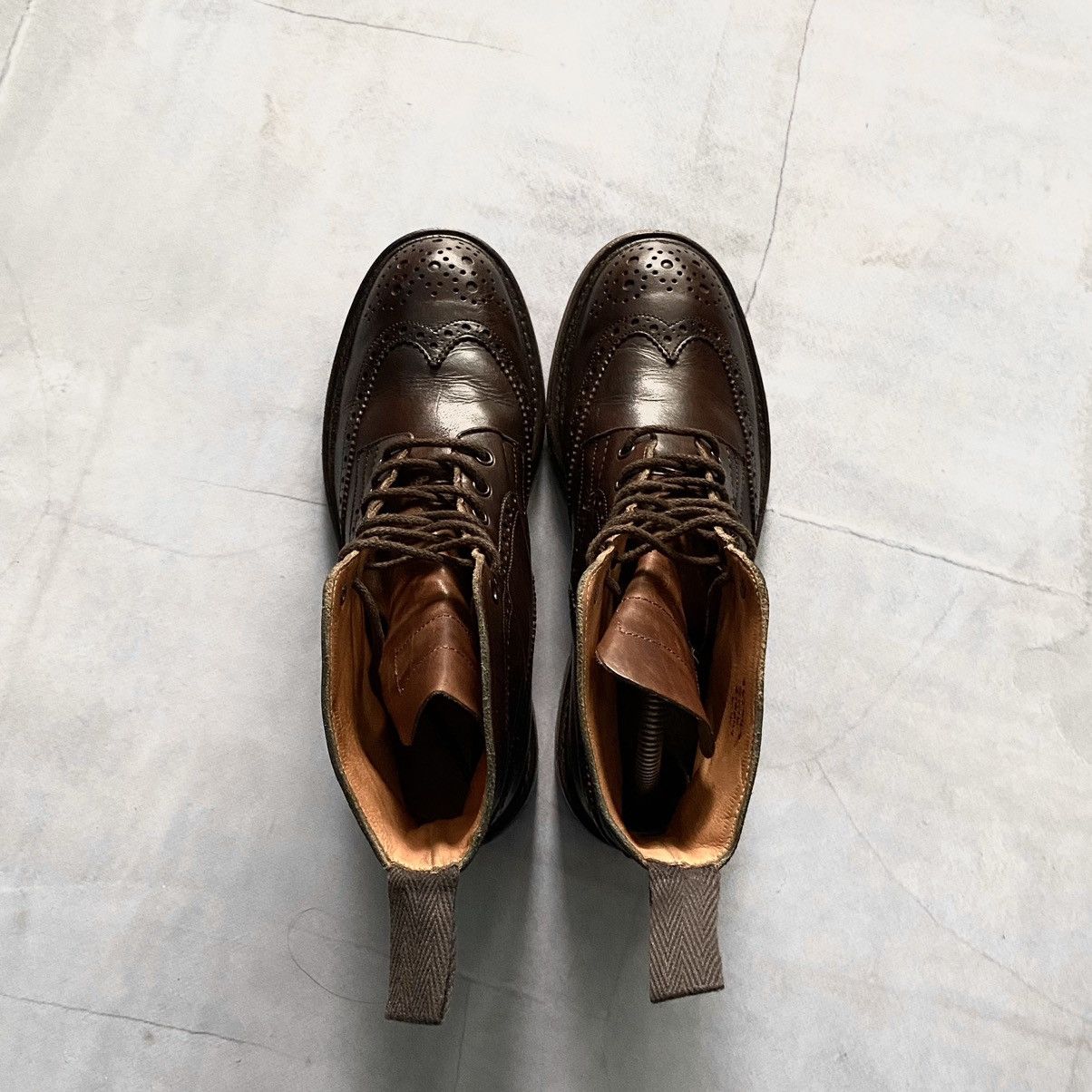 Tricker's Tricker’s Stow Boot Stephy 5676 Leather Brown Boots Size US 6.5 / EU 39-40 - 5 Thumbnail
