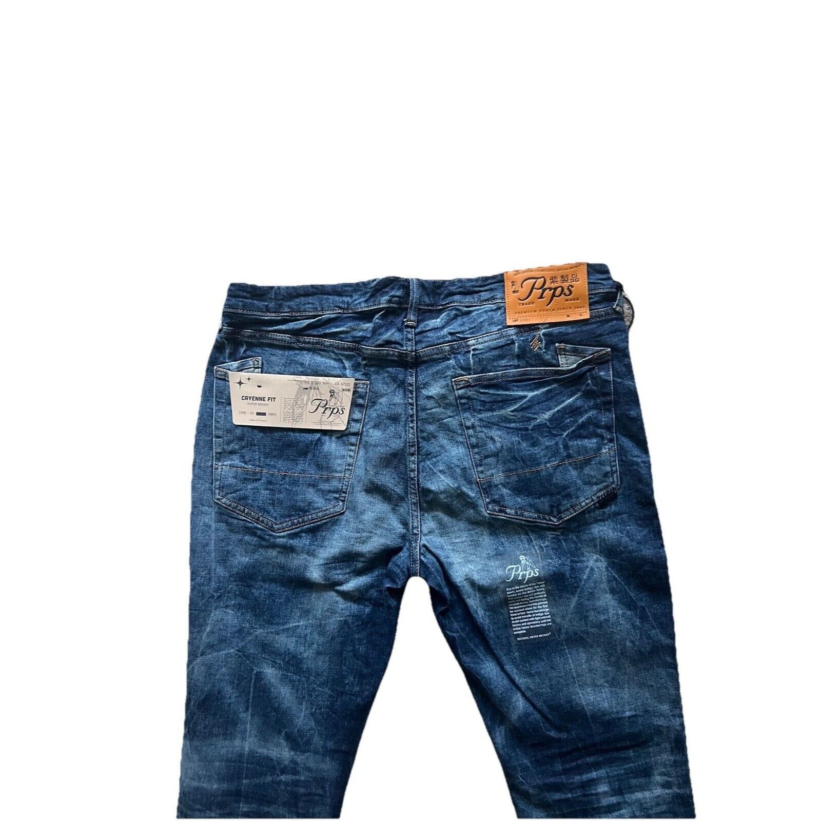 Prps PRPS Cayenne Skinny Fit Men's Stretch Jeans Blue Size 38/32 Size US 38 / EU 54 - 6 Thumbnail