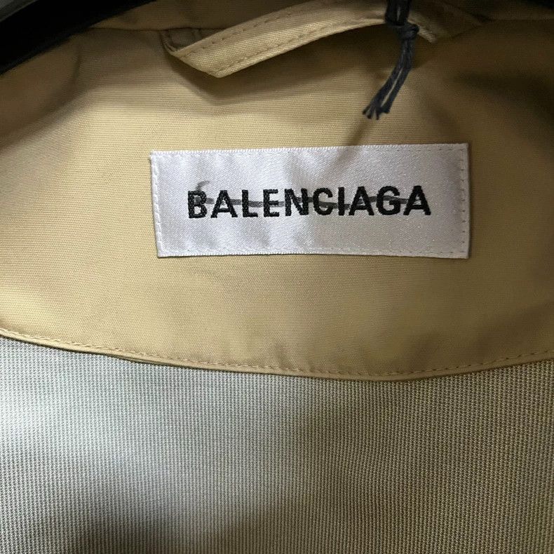 Balenciaga Balenciaga Balenciaga Beige Logo Hooded Jacket-2506 Size US M / EU 48-50 / 2 - 3 Thumbnail