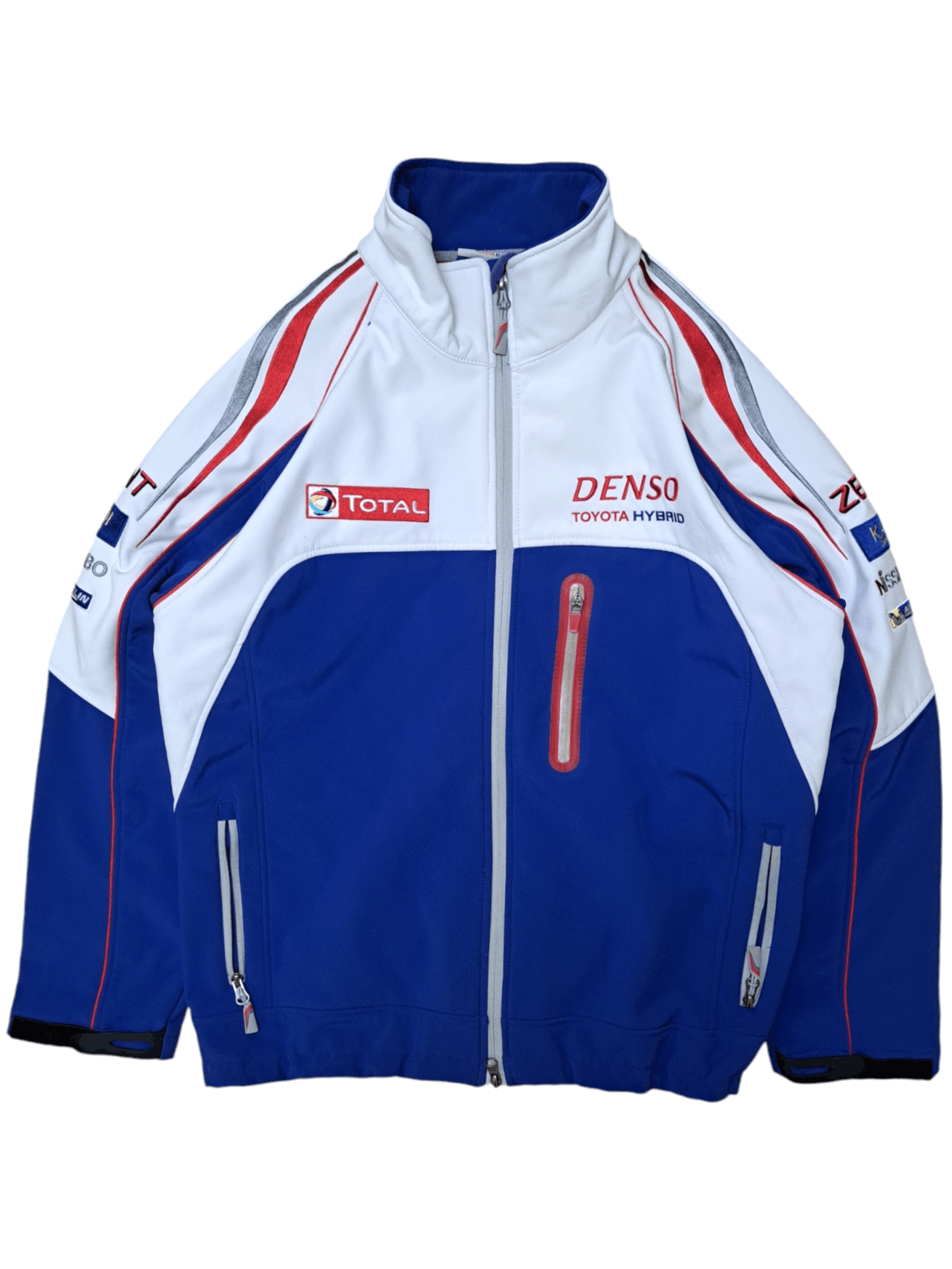 Other Toyota Men's White and Blue Jacket Size US L / EU 52-54 / 3 - 1 Thumbnail