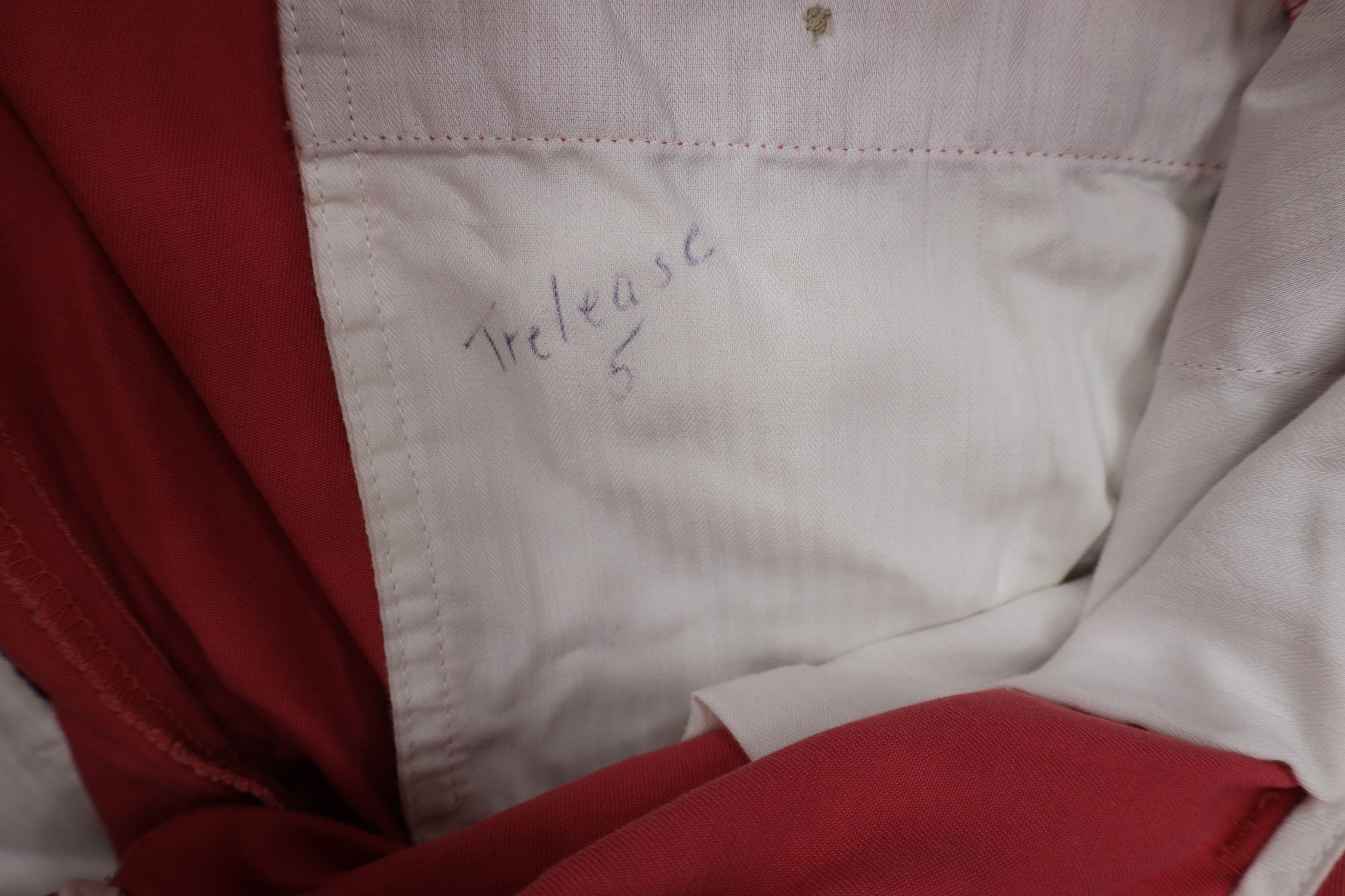 Ralph Lauren Vintage 90s Ralph Lauren Above Knee Chino Shorts Pink Cotton Size US 36 / EU 52 - 7 Thumbnail