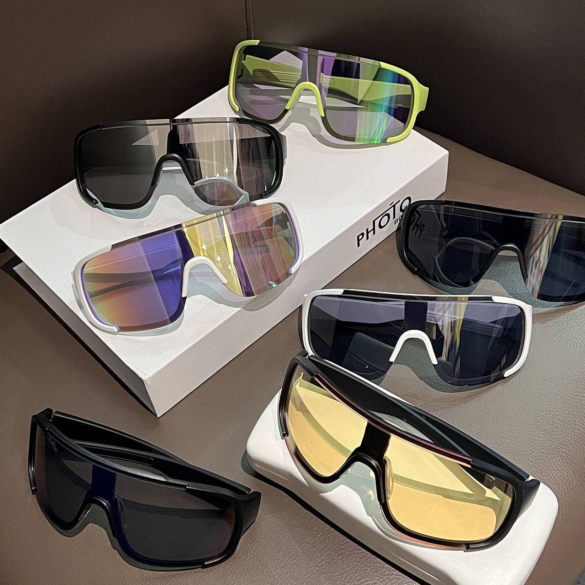 VIBE Future Street ins style custom avant-garde sunglasses Size ONE SIZE - 1 Thumbnail