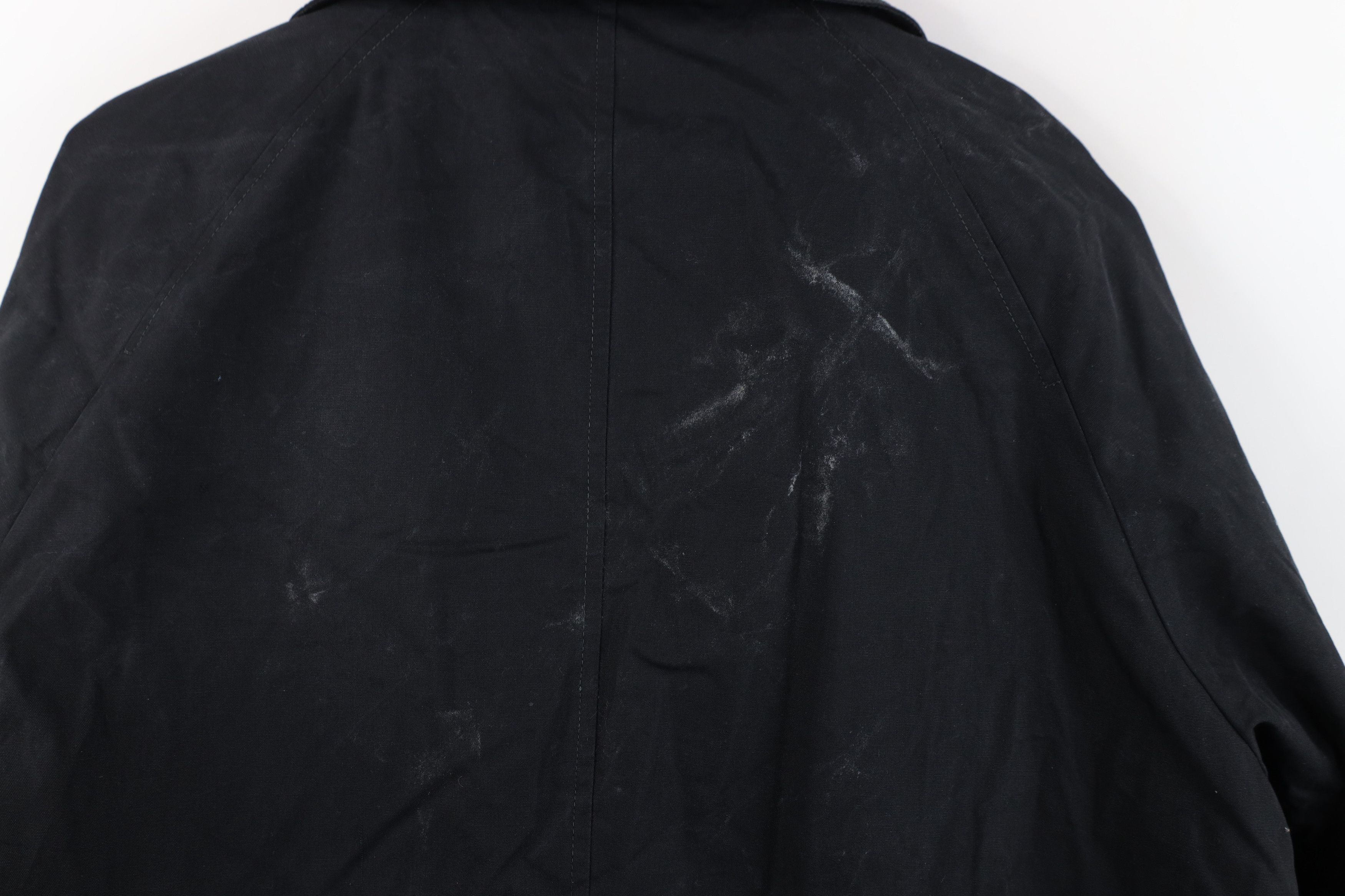 Vintage Vintage 70s Streetwear Lined Trench Coat Rain Jacket Black Size US XXL / EU 58 / 5 - 13 Thumbnail