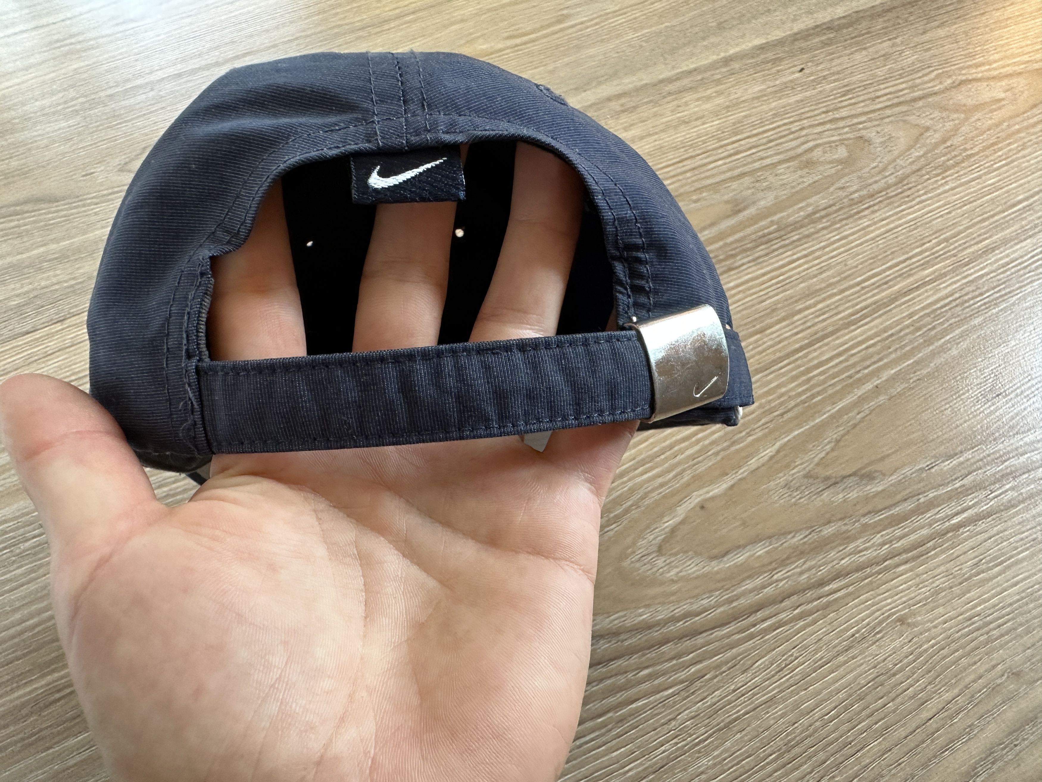 Nike × Vintage Nike Vintage Cap Metal Swoosh Size ONE SIZE - 4 Thumbnail