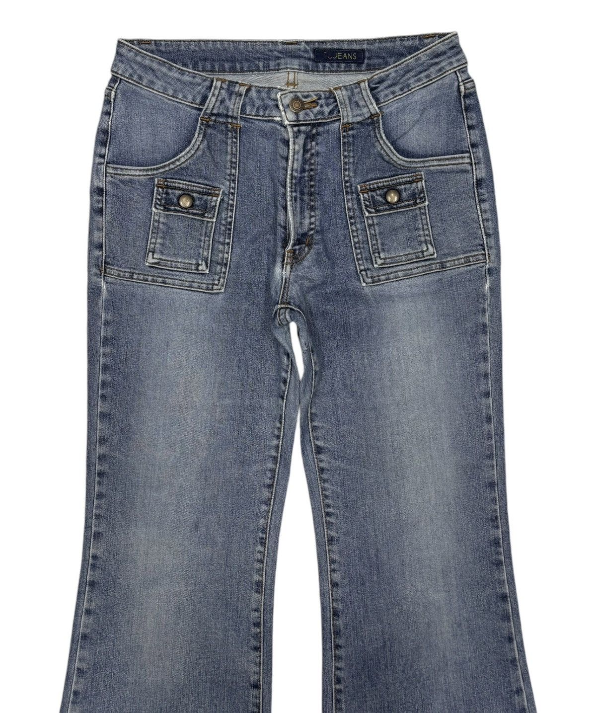 If Six Was Nine FLARE💥90s Style Vintage Flared Jeans Bush Pants Ru Jeans Size US 29 - 5 Thumbnail