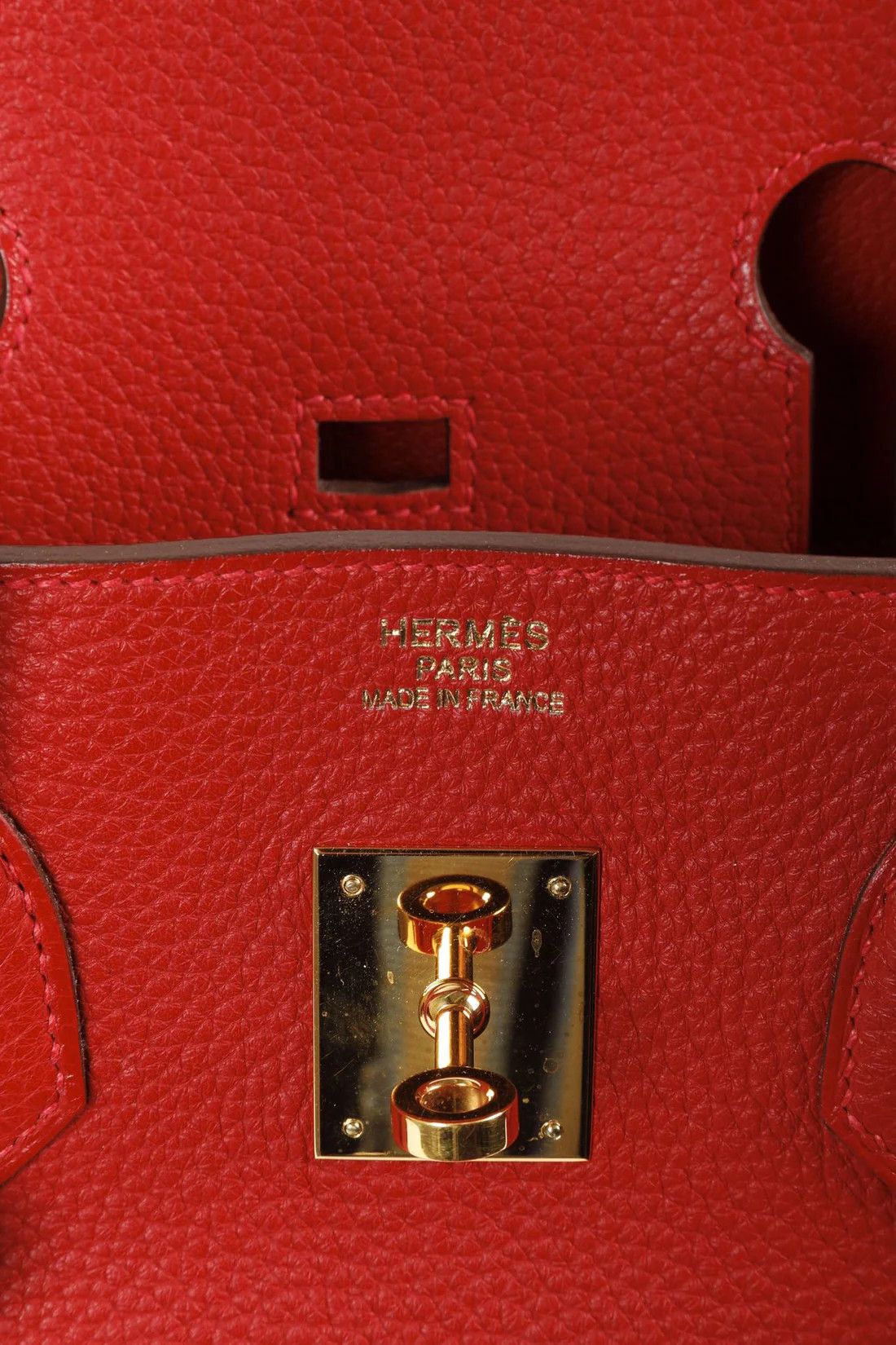 Hermes Hermès Birkin 35 Rouge Casaque Clemence GHW Size ONE SIZE - 11 Thumbnail