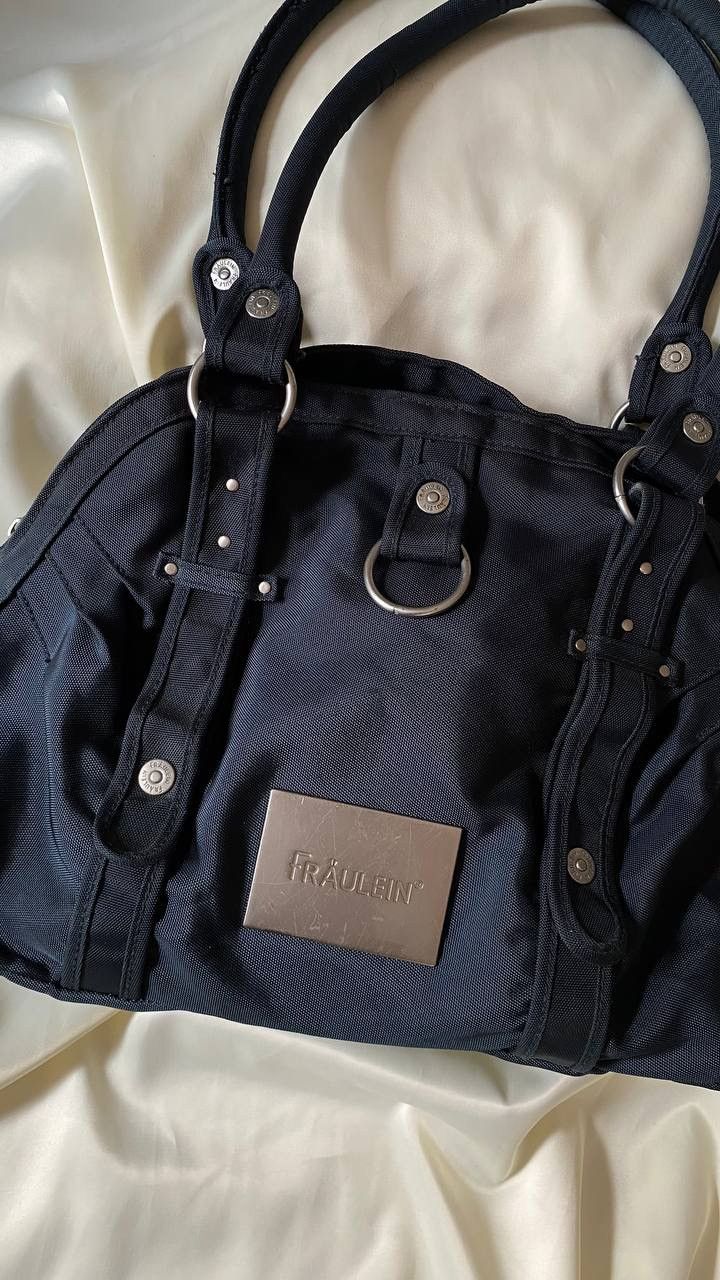 Vintage Navy blue vintage y2k shoulder bag Size ONE SIZE - 4 Thumbnail