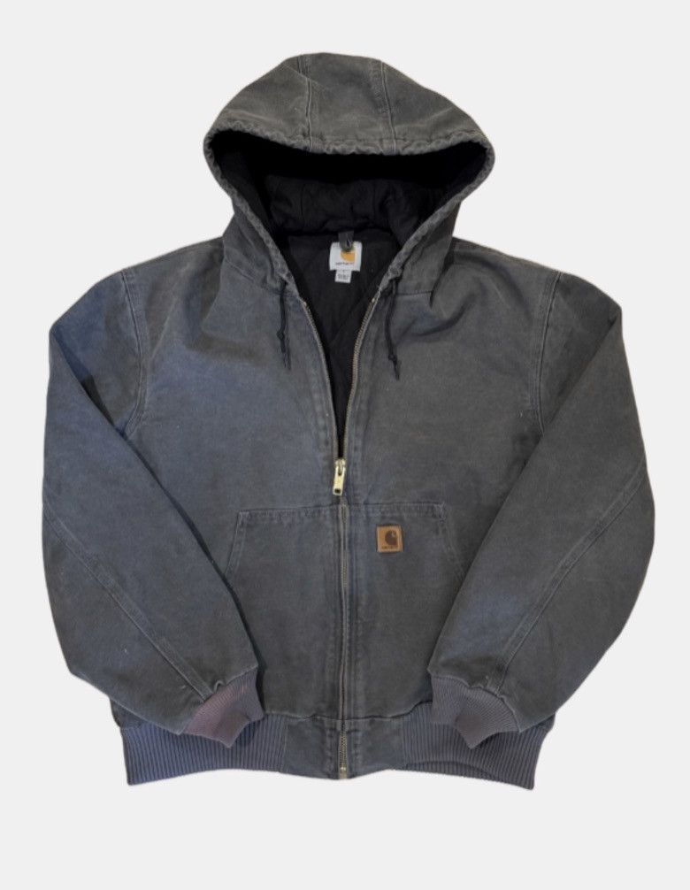 Carhartt Carhartt Quilted Lined Full Zip Hooded Jacket Size US L / EU 52-54 / 3 - 1 Thumbnail