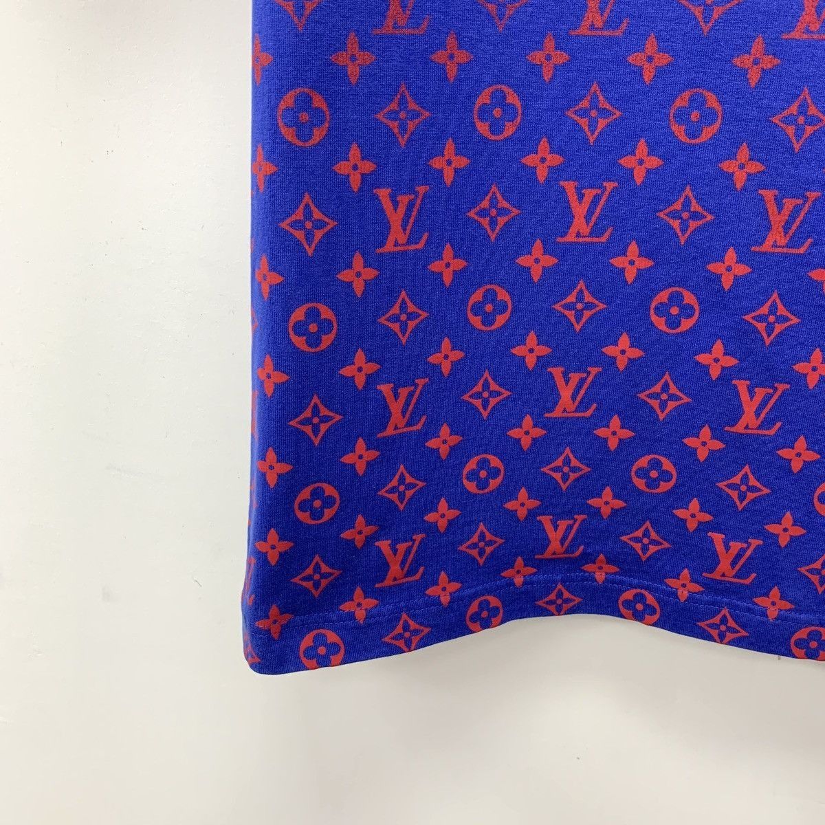 Louis Vuitton Blue Short-Sleeve Patterned T-Shirt Size US XS / EU 42 / 0 - 4 Thumbnail