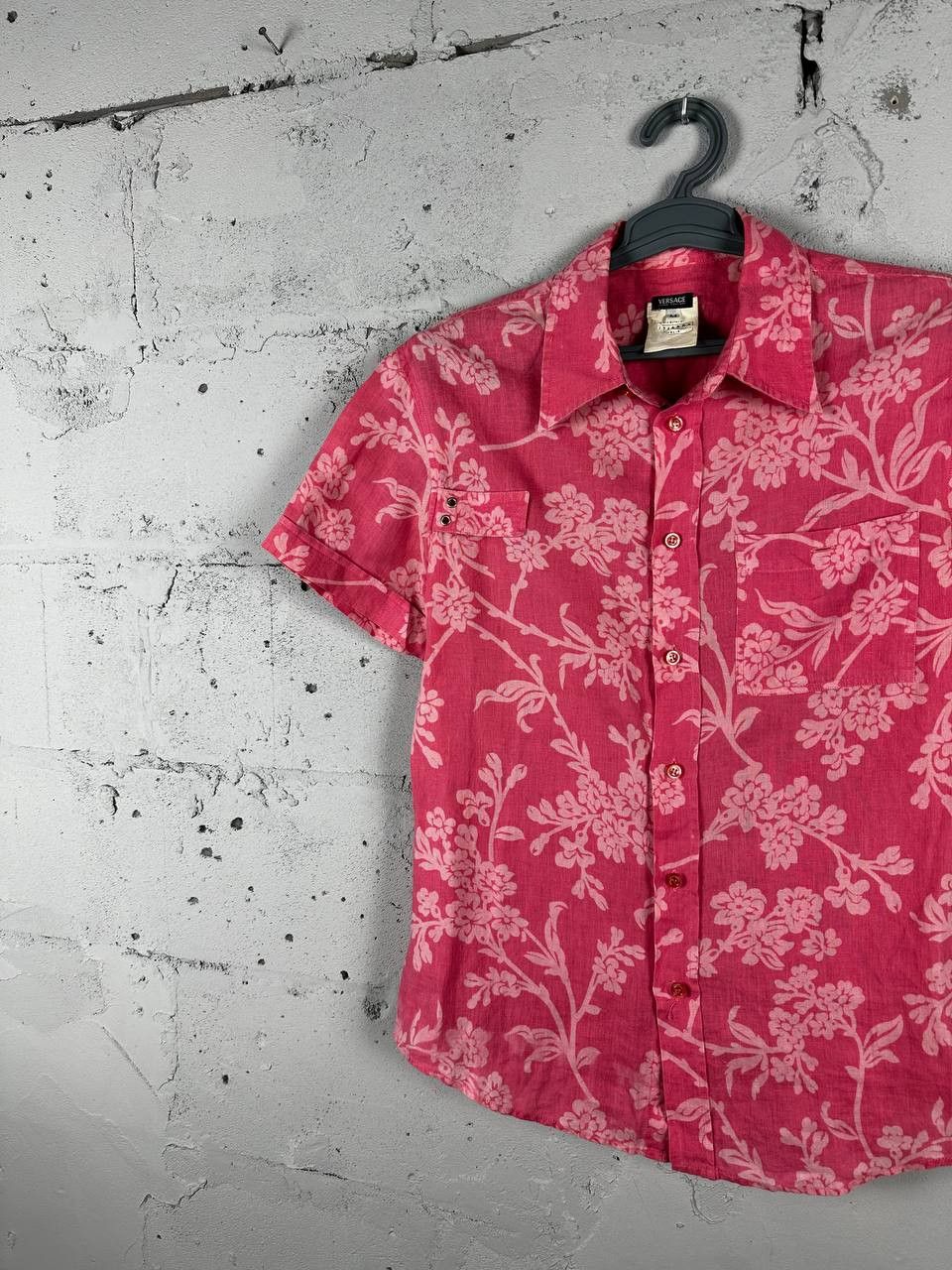Versace × Versace Jeans Couture Vintage Versace Jeans Hawaii Button SS Shirt Size US M / EU 48-50 / 2 - 2 Thumbnail