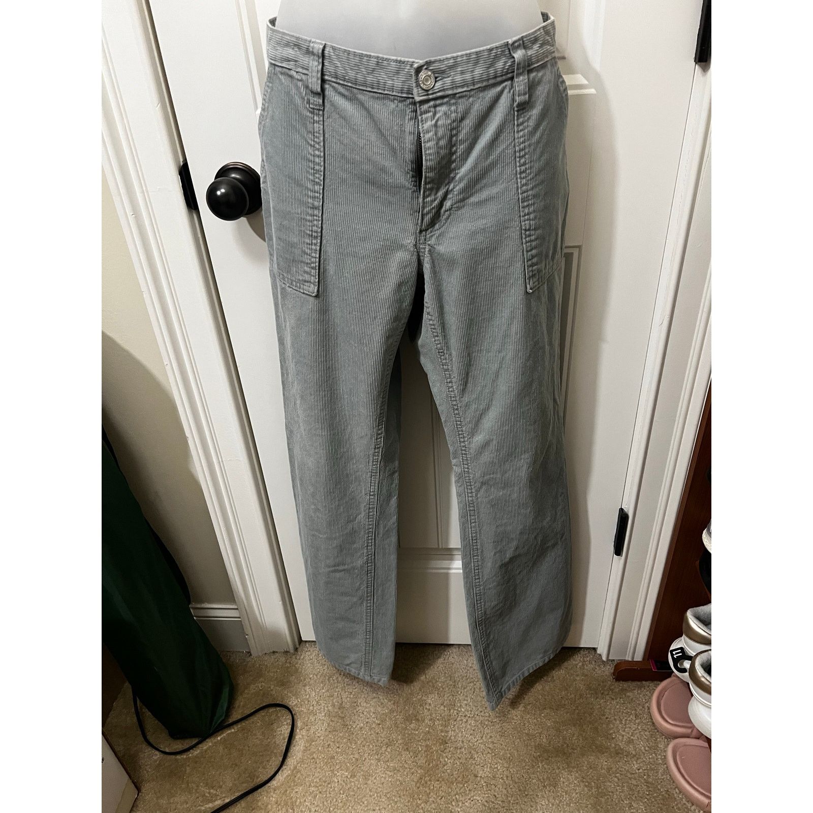 Gap Vintage Low Rise Corduroy Long and Lean Pants four-pockets Size 32" / US 10 / IT 46 - 9 Thumbnail