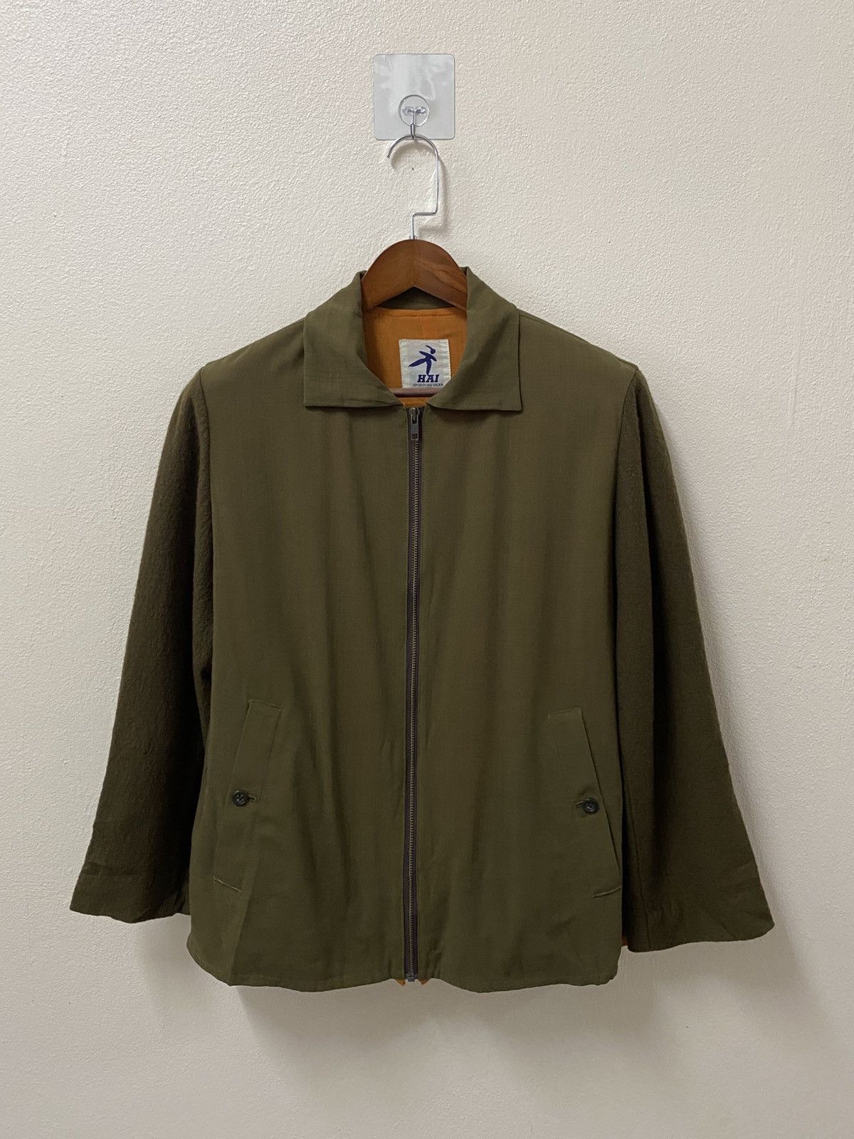 Issey Miyake Vtg 80s Hai Sporting Gear (Issey Miyake) MixMaterial Blouson Size US M / EU 48-50 / 2 - 2 Thumbnail