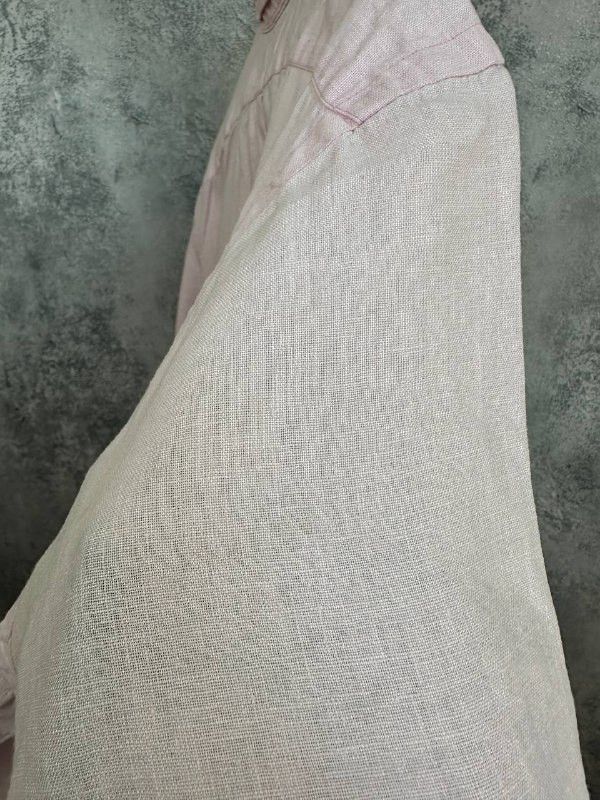 Ralph Lauren Ralph Lauren 100% Linen Vintage Button Up Shirt Pink SS Size US XXL / EU 58 / 5 - 11 Thumbnail