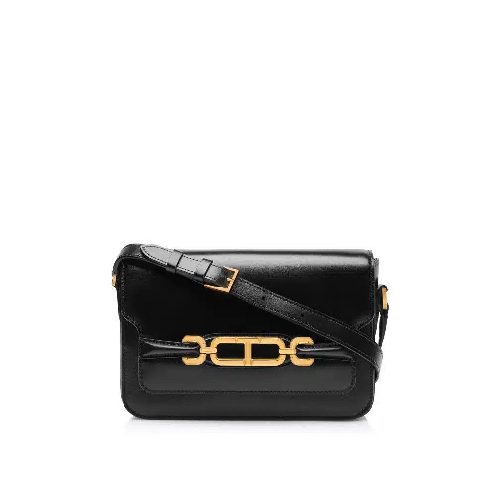 Tom Ford o1loc1c0825 L1838 Size: OS / Leather Shoulder Bag in Black Size ONE SIZE - 1 Thumbnail