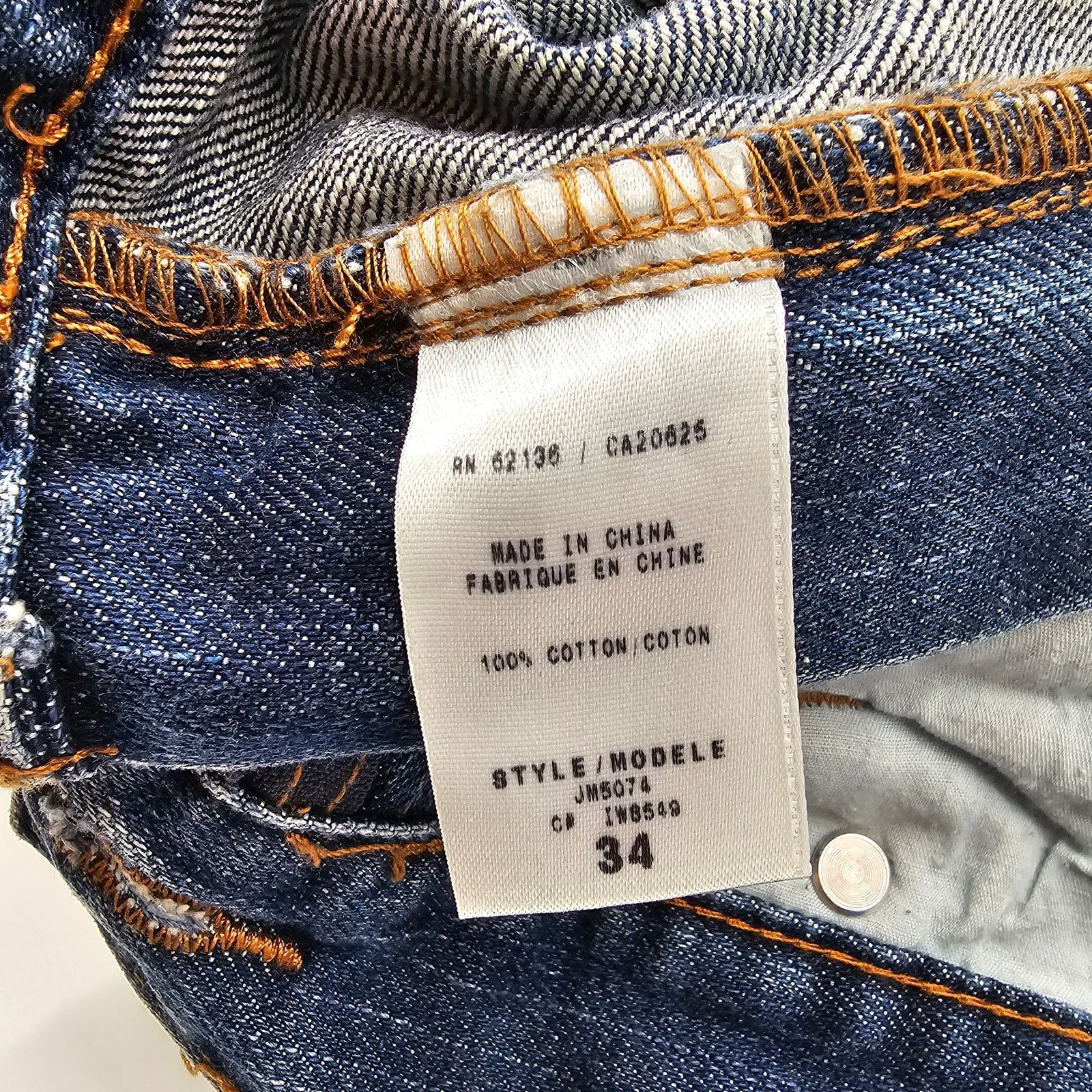 Guess Guess Blue Denim Jeans Pants Bottom Men's Wide Bootcut 34x39 Size US 34 / EU 50 - 6 Thumbnail