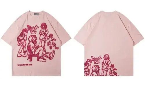 Vintage Harajuku Cartoon GraphicTshirt Oversized Size US M / EU 48-50 / 2 - 3 Thumbnail