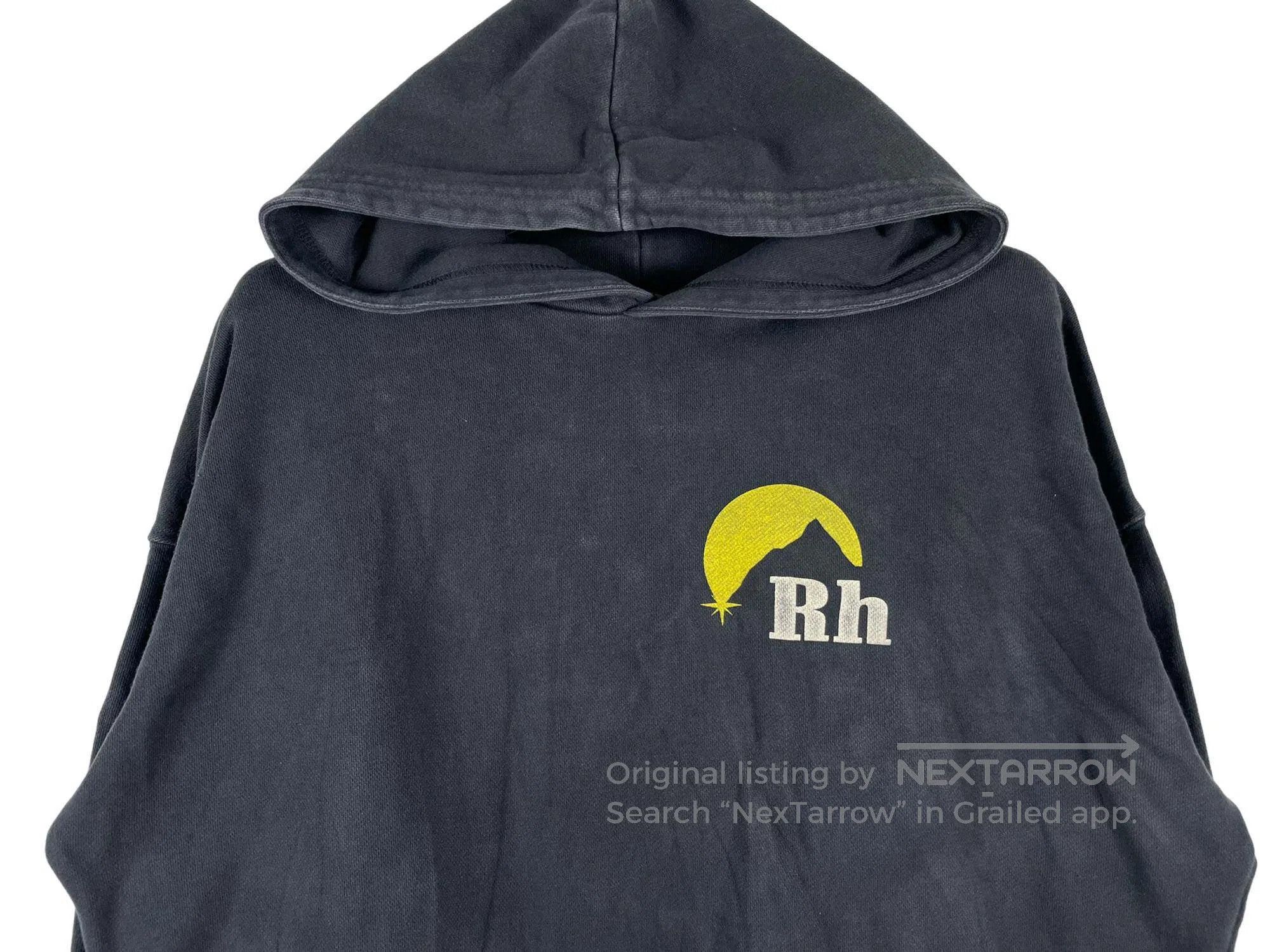 Rhude Rhude Washed Distressed Hoodie Size US S / EU 44-46 / 1 - 3 Thumbnail
