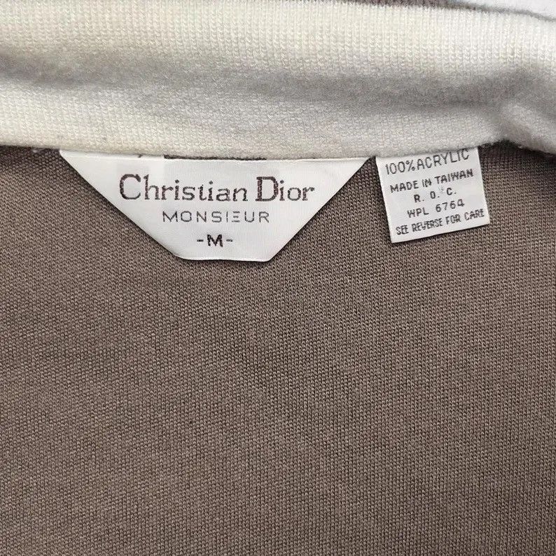 Dior vintage 90s Christian Dior Monsieur full zip sweatshirt Size US M / EU 48-50 / 2 - 5 Thumbnail