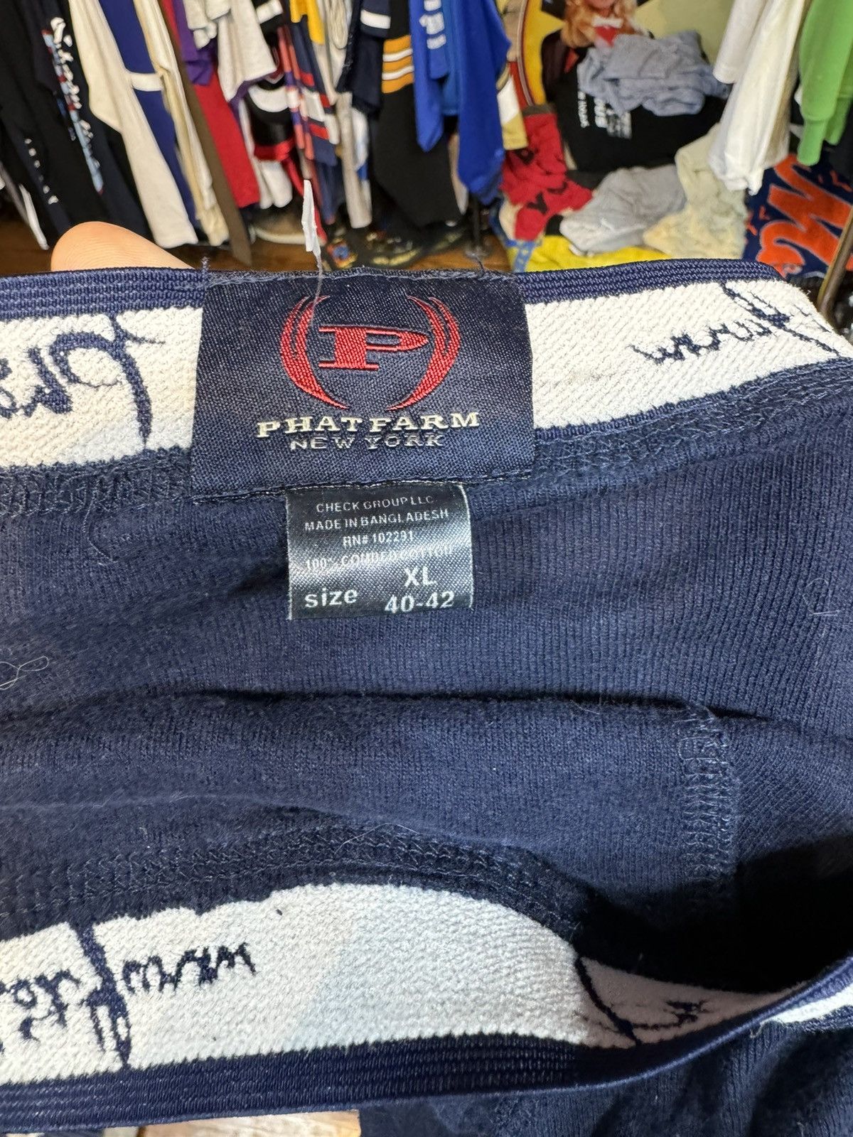 Phat Farm × Vintage Phat Farm 2000’s Vintage Hip Hop Rap Boxer Briefs Size 36 - 5 Thumbnail