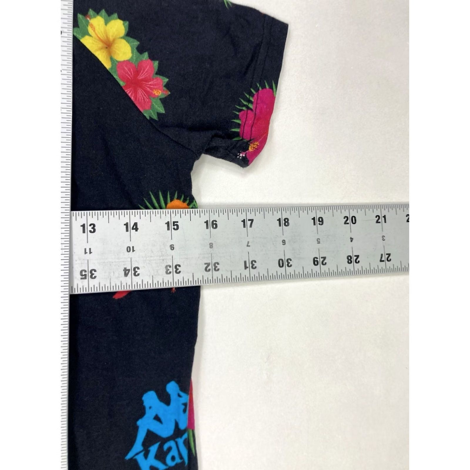 Kappa Kappa Logo Floral All Over Print Graphic T-shirt Women Small Black Short Sleeve Size S / US 4 / IT 40 - 6 Thumbnail
