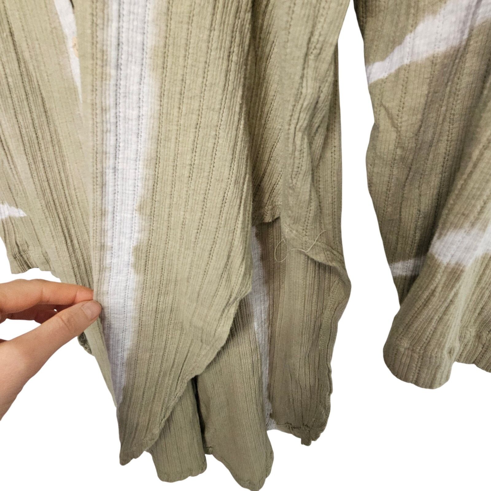 Free People Free People Womens Little Dream Tie Dye Button Shirt M Boho Size M / US 6-8 / IT 42-44 - 5 Thumbnail