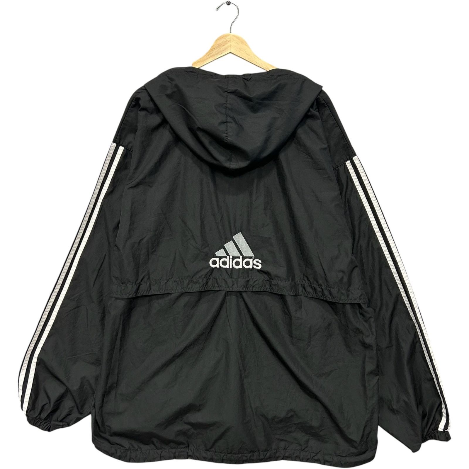 Adidas Vintage Adidas Hooded Pullover Windbreaker XXL Size US XXL / EU 58 / 5 - 5 Thumbnail