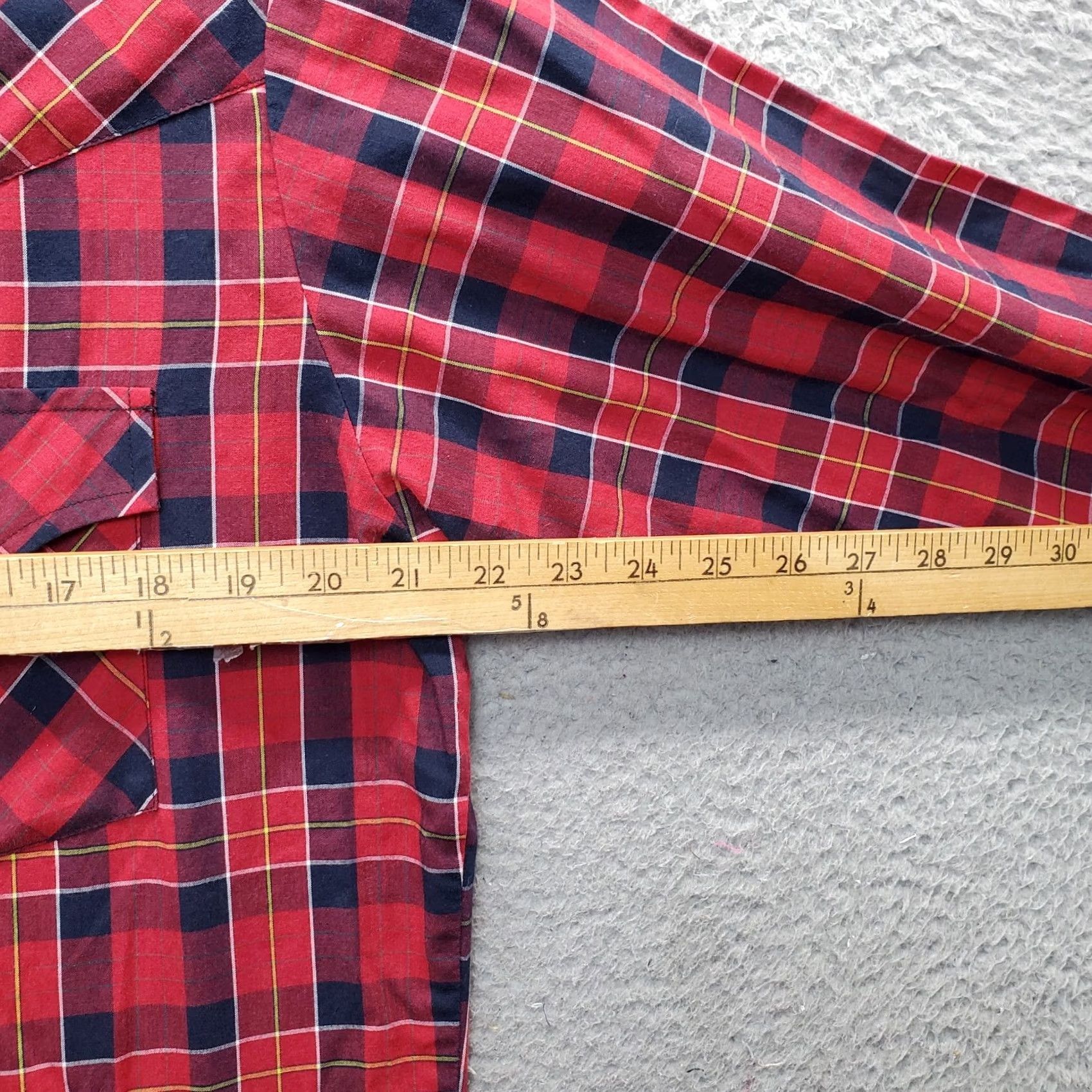 Vintage Ely Cattleman Western Shirt Mens M Multi Plaid Long Sleeve Pearl Snap Front EUC Size US M / EU 48-50 / 2 - 6 Thumbnail