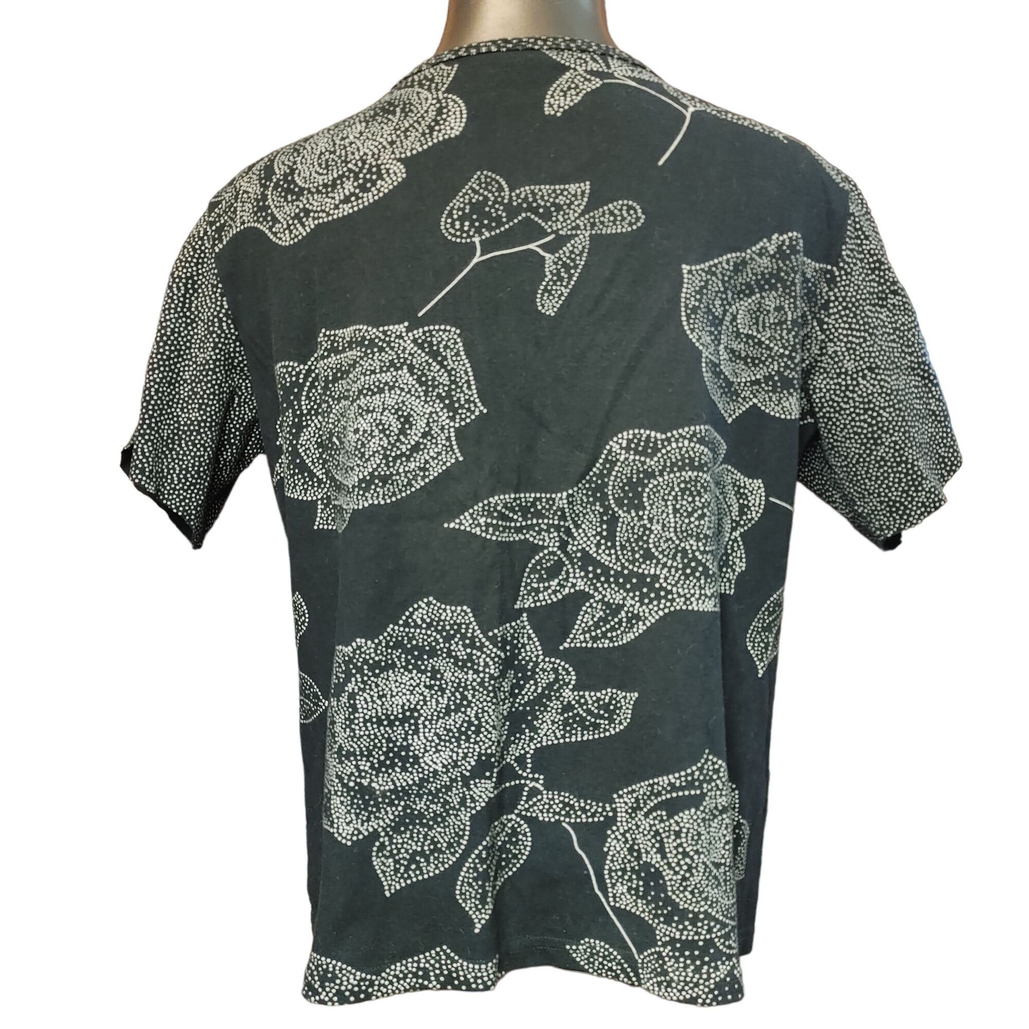 Other Bila Women's Black/White Split Paisley Pattern Short Sleeve Size XL / US 12-14 / IT 48-50 - 2 Thumbnail