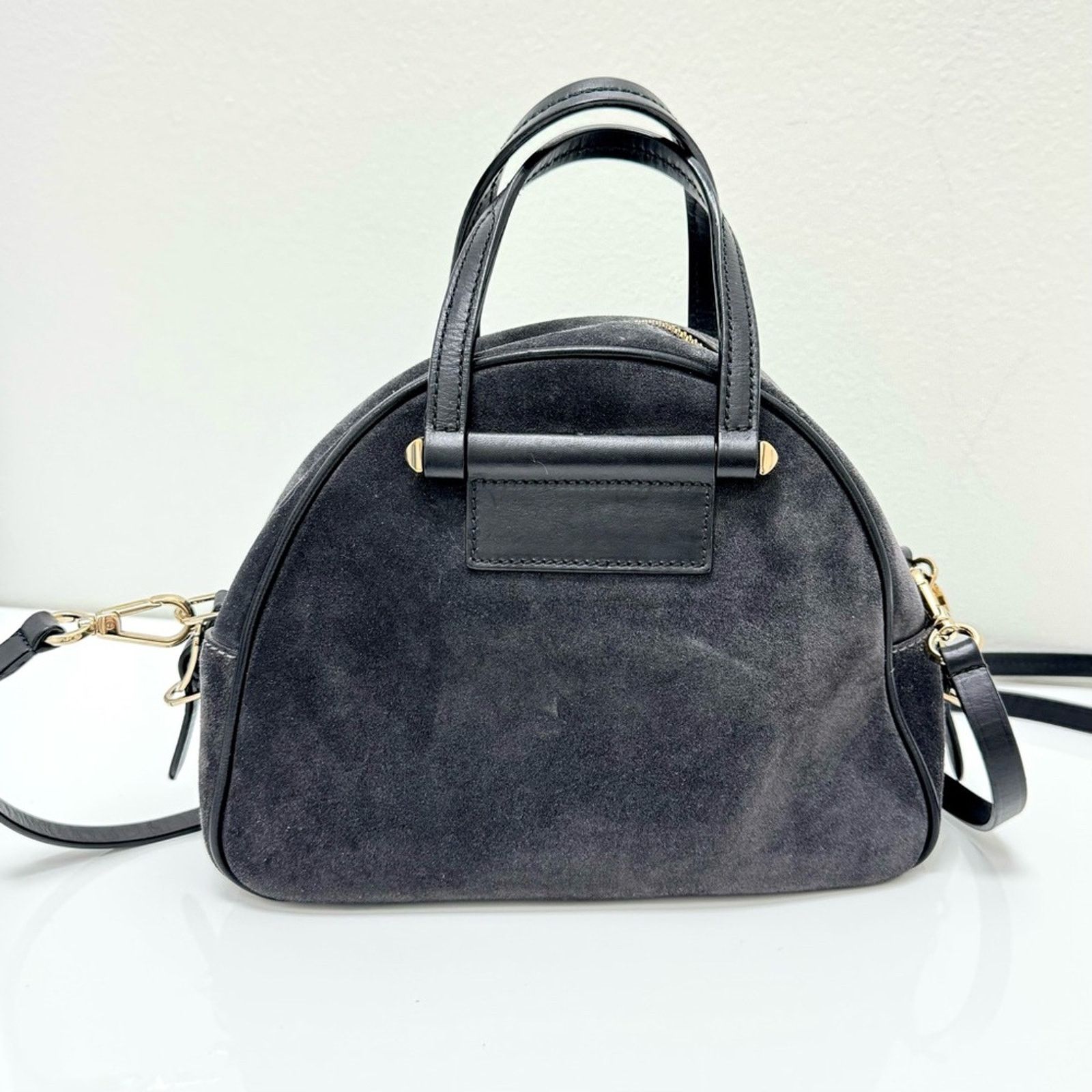 Jimmy Choo JIMMY CHOOSE Handbag, Grey Suede, Crossbody Size ONE SIZE - 6 Thumbnail