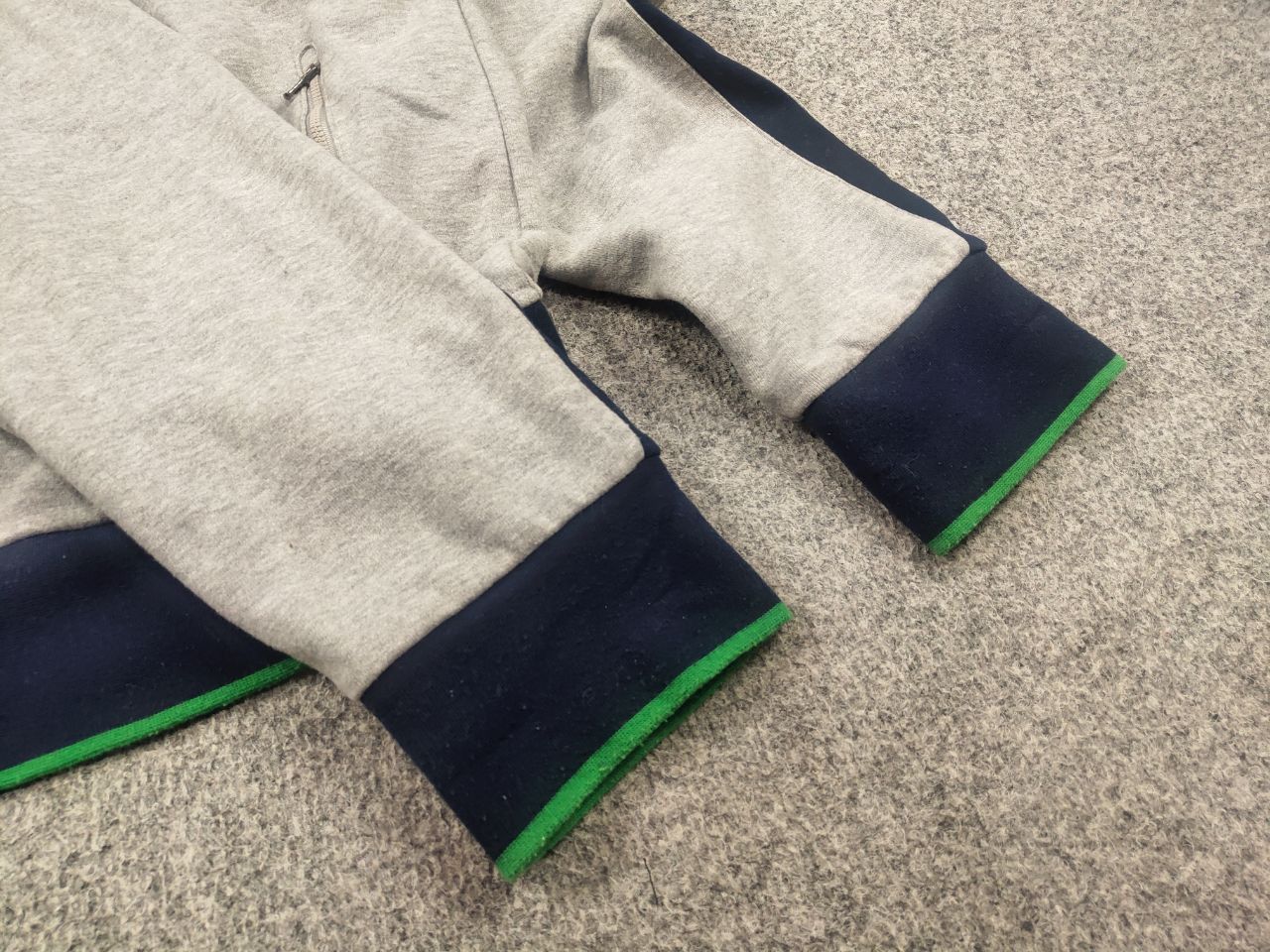 Polo Ralph Lauren Polo Sport Ralph Lauren Vintage Gray Logo Zip Track Jacket Size US L / EU 52-54 / 3 - 10 Thumbnail
