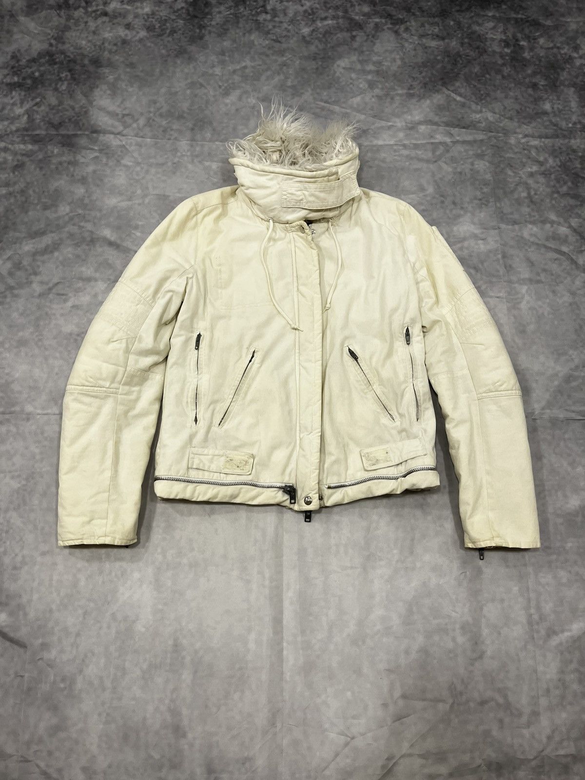 Helmut Lang AW99 Helmut Lang "Séance De Travail" Astro Biker Jacket Size US M / EU 48-50 / 2 - 18 Thumbnail