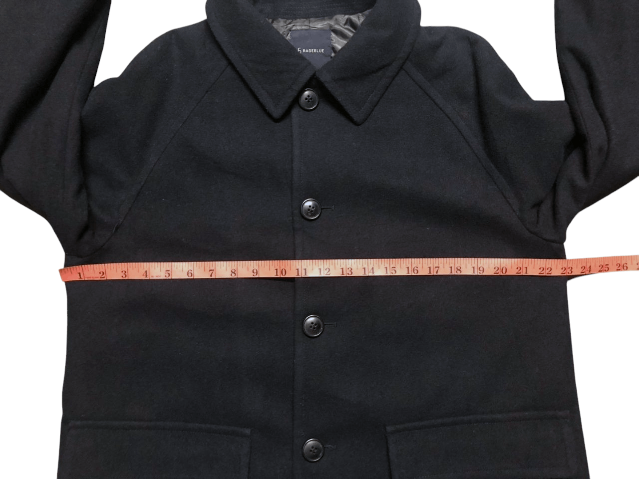 RAGEBLUE Archive💥Rageblue Long Coat Australian Merino Wool Size US M / EU 48-50 / 2 - 14 Thumbnail