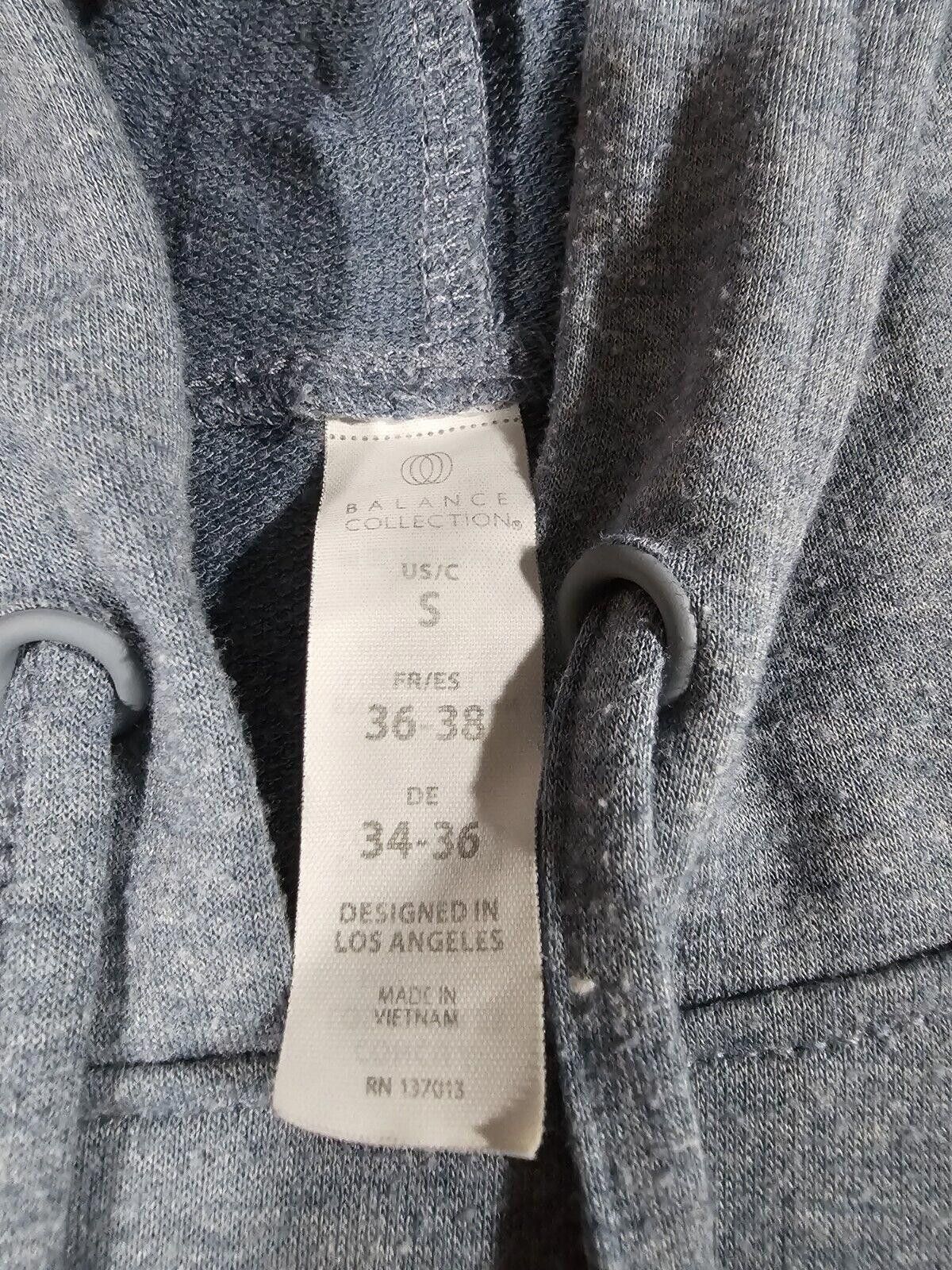 Designer Balance Collection Gray Hoodie Small Designed In LA Size S / US 4 / IT 40 - 2 Thumbnail
