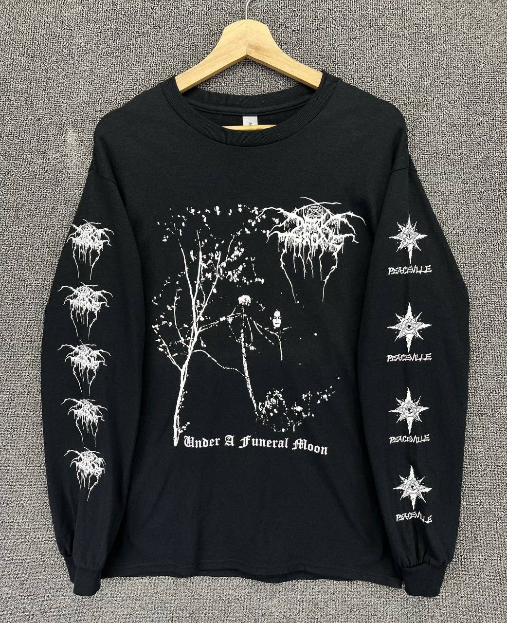 Band Tees Darkthrone Under A Funeral Moon Black Metal Band T Shirts Size US M / EU 48-50 / 2 - 1 Thumbnail