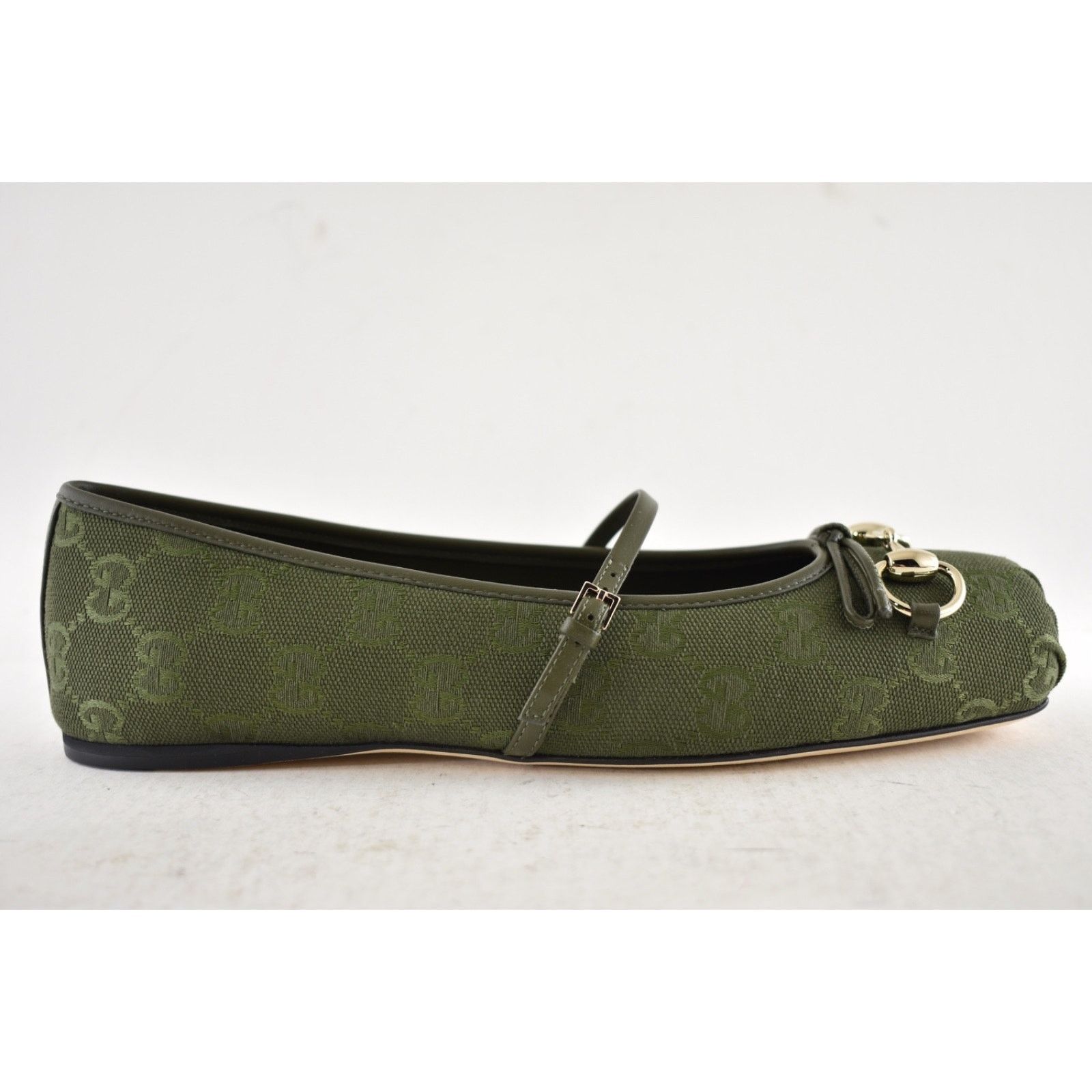 Gucci Gucci Green Horsebit Maryjane Ballerina Ballet Flat 37 Size US 7 / IT 37 - 2 Thumbnail