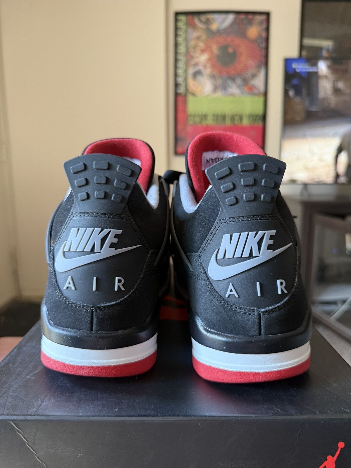 Jordan Brand Air Jordan 4 Retro OG 'Bred' 2019 Size US 10 / EU 43 - 3 Thumbnail