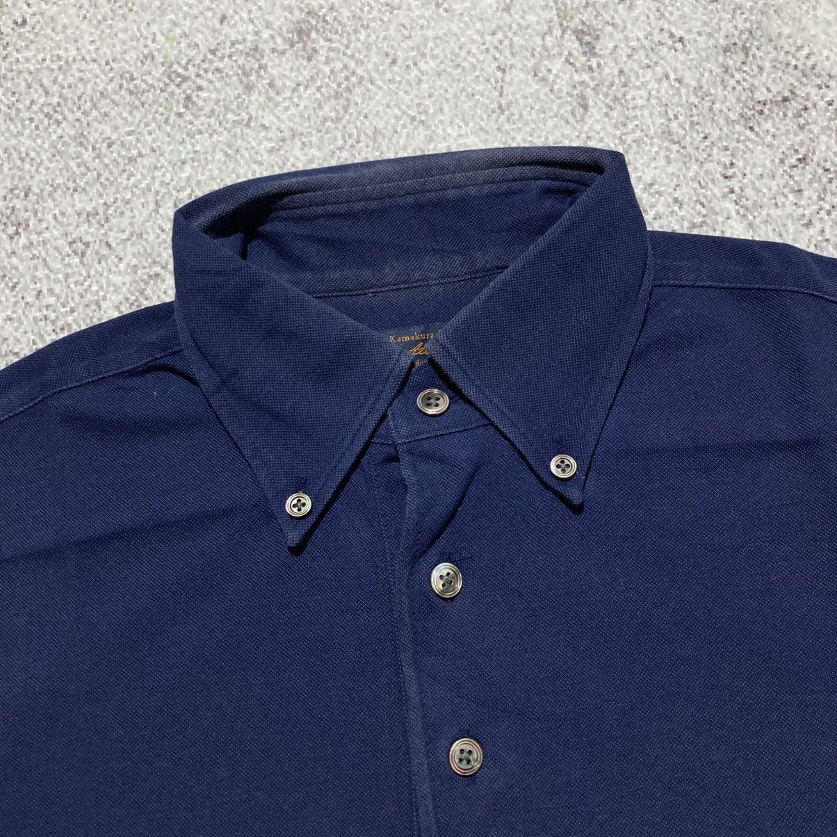 Kamakura 🇯🇵 Vintage Kamakura Shirt Japan Polo Tshirt Navy Desinger Size US M / EU 48-50 / 2 - 8 Thumbnail