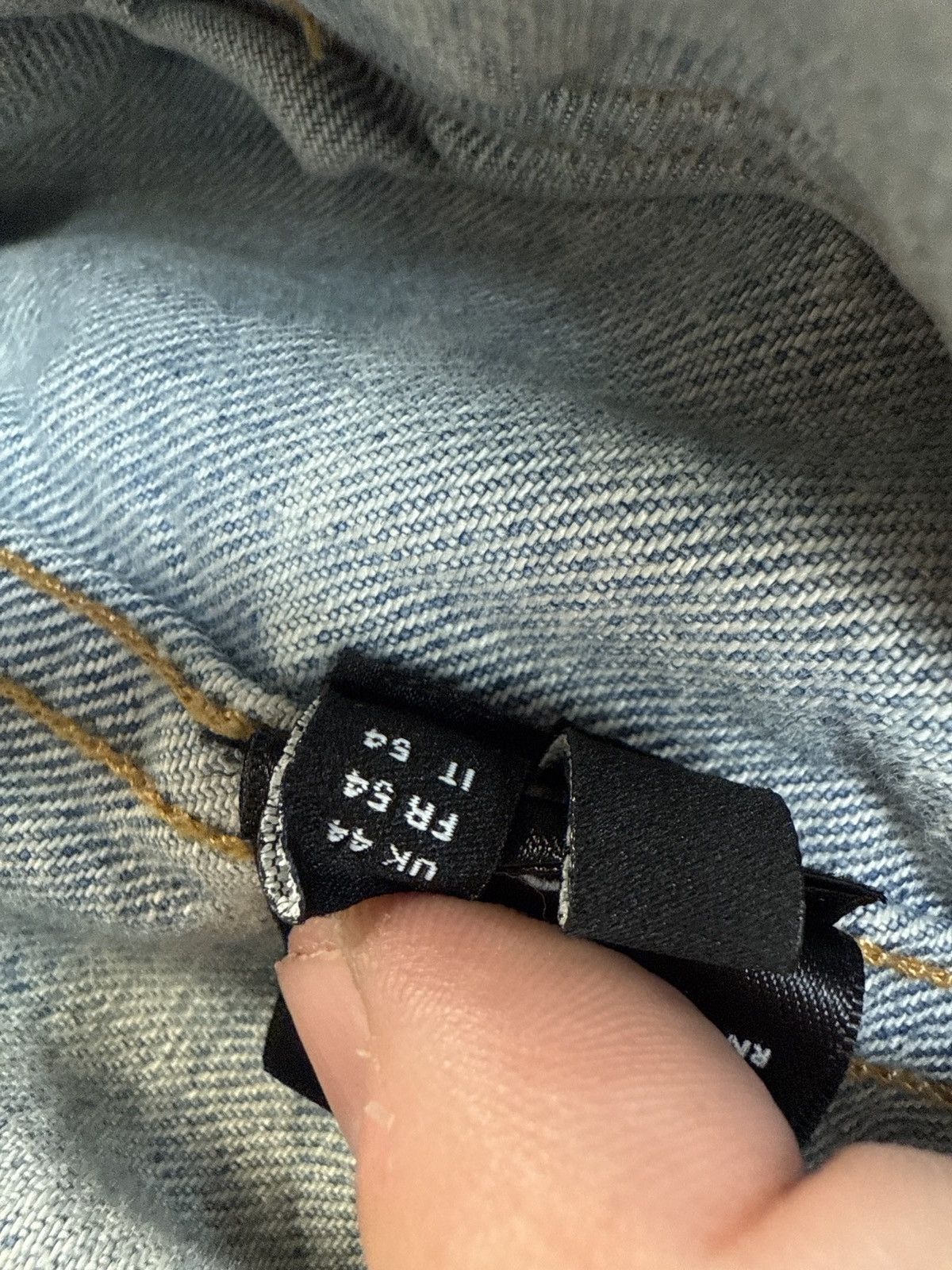 Amiri Amiri denim jacket zipper pocket Size US XXL / EU 58 / 5 - 4 Thumbnail