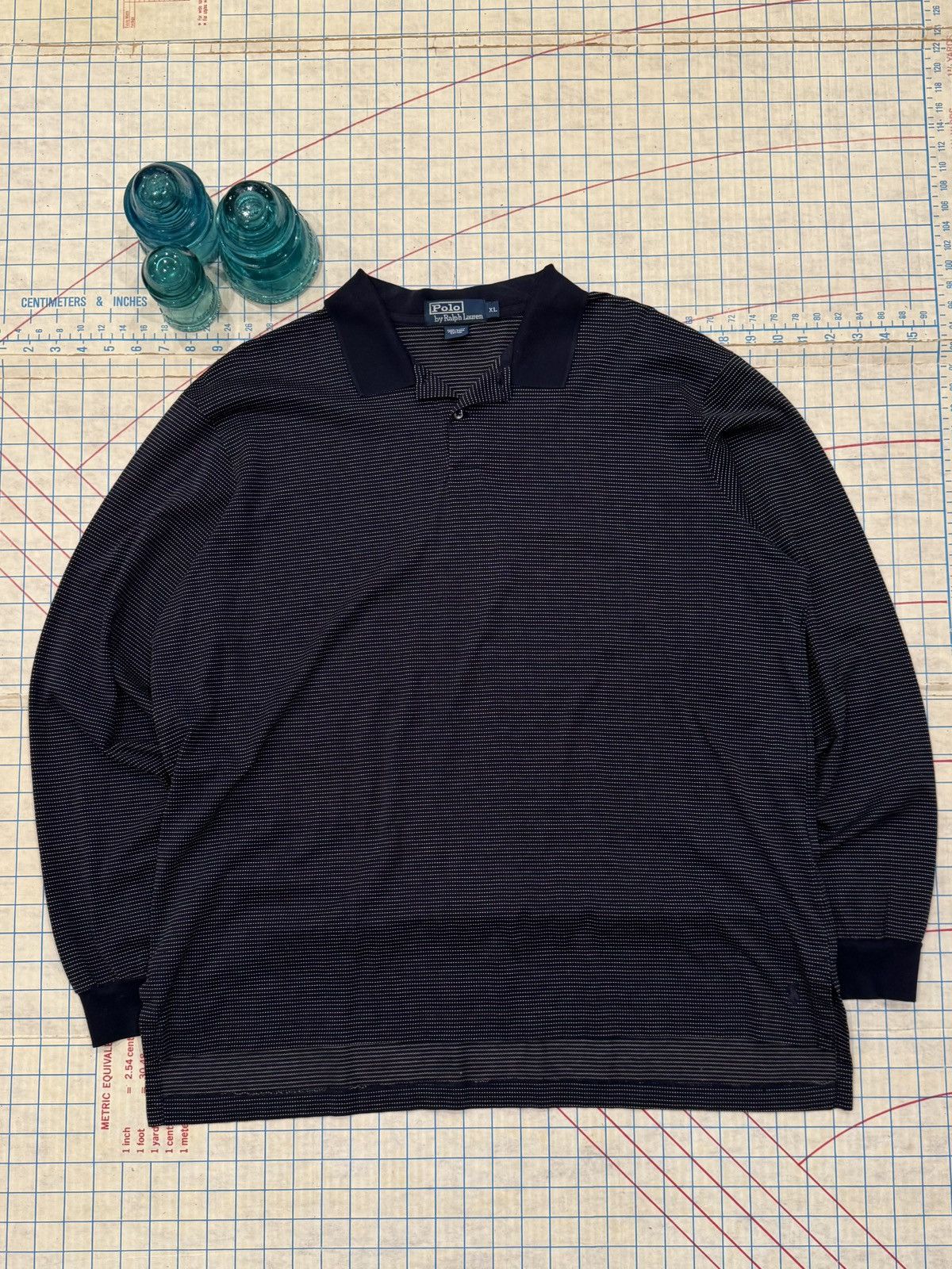Polo Ralph Lauren Polo Ralph Lauren Long Sleeve Polo Shirt Navy Mens Size XL Size US XL / EU 56 / 4 - 1 Thumbnail
