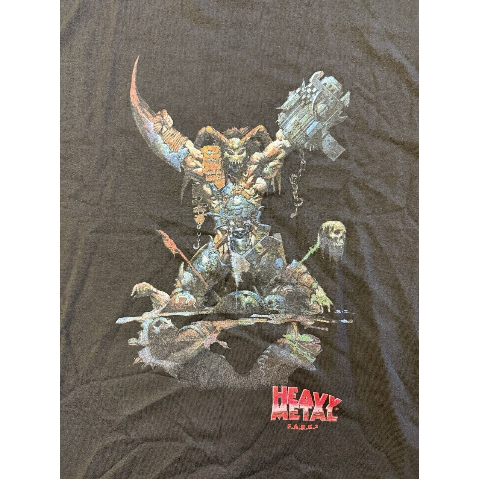 Vintage Vintage Heavy Metal FAKK 2 T-Shirt Eye-Dye Tag Mens XL Size US XL / EU 56 / 4 - 4 Thumbnail