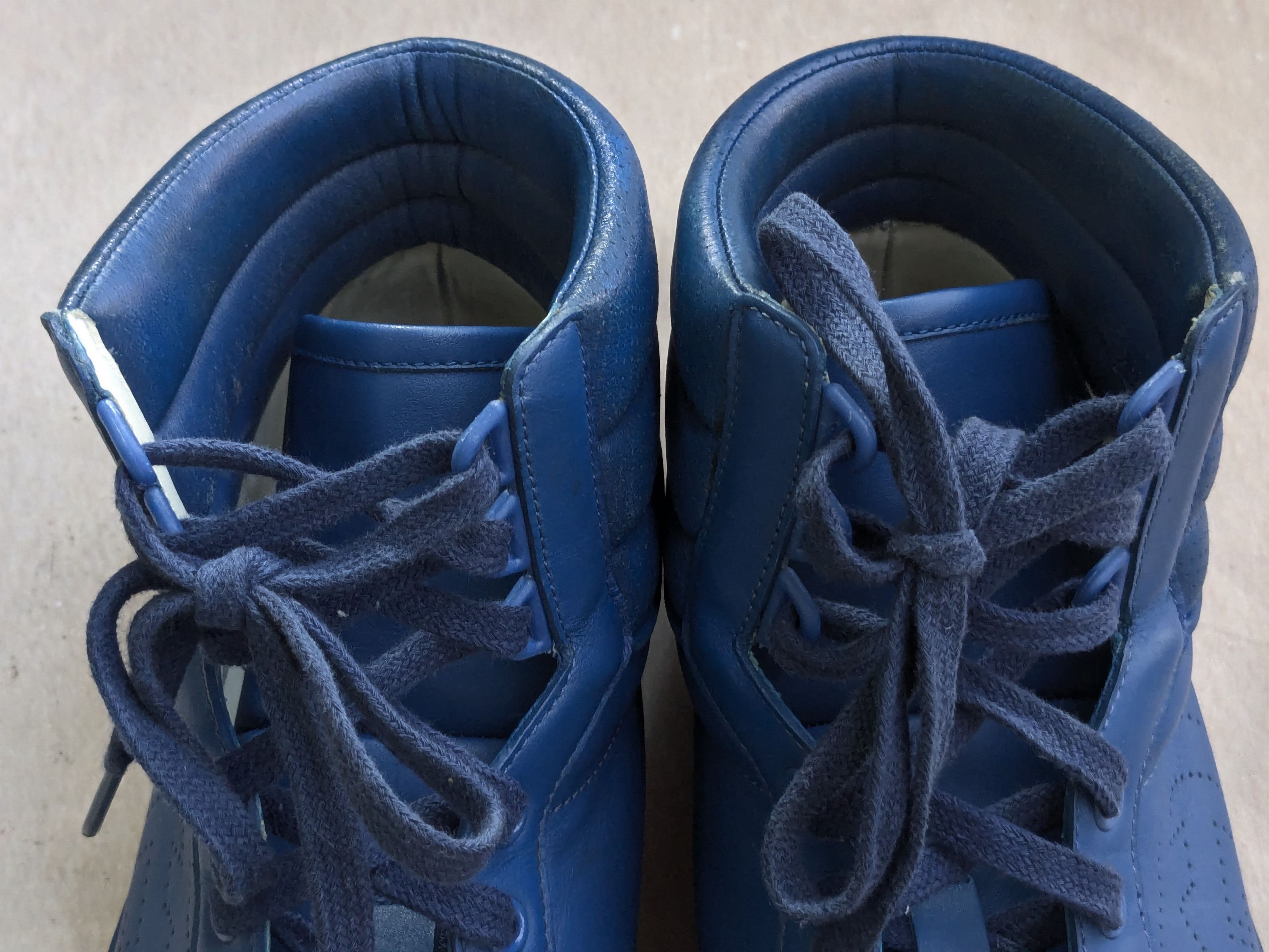 Gucci Gucci Ace Sneakers Blue 10.5 High Tops 625672 GG Size US 10.5 / EU 43-44 - 4 Thumbnail